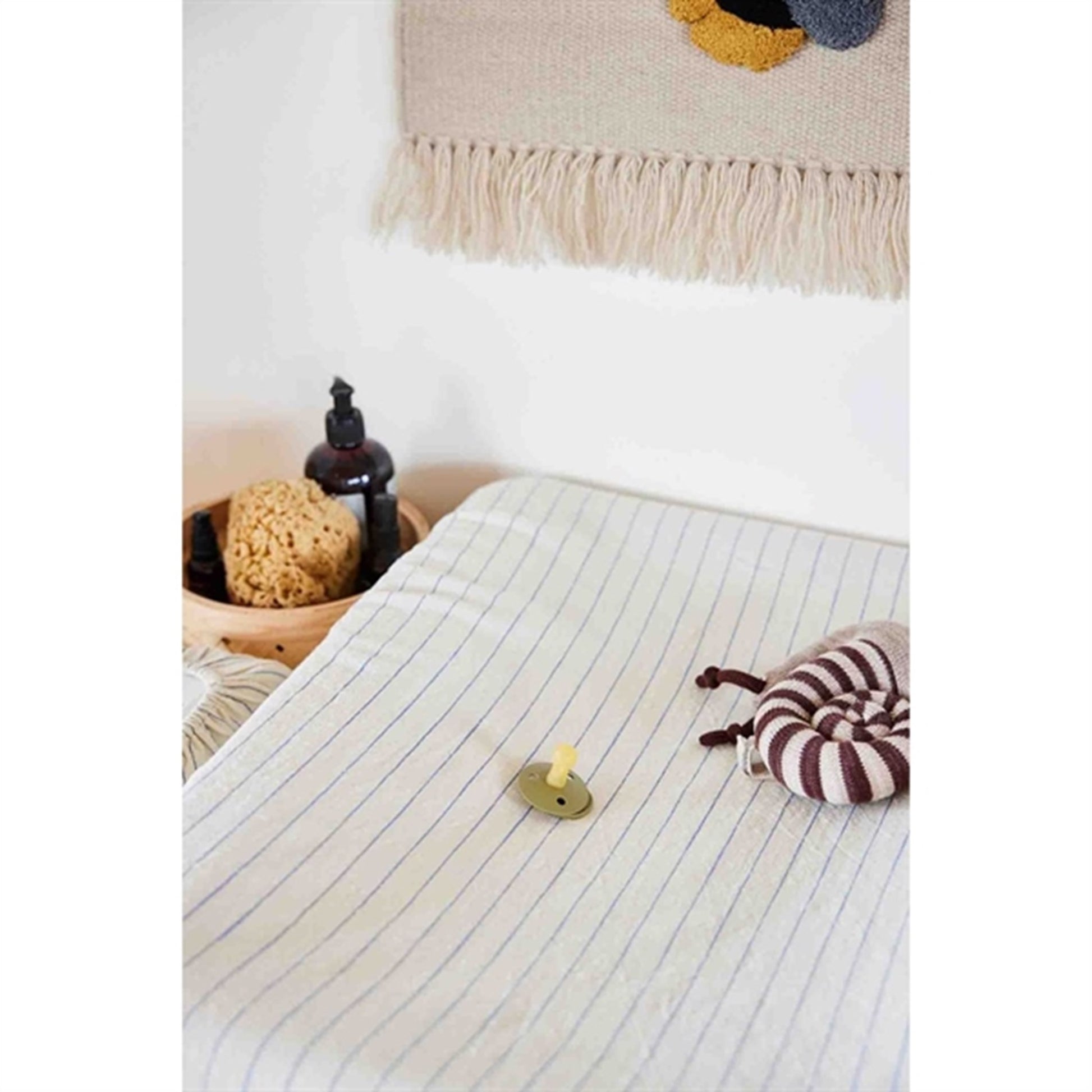 OYOY Changing Pad Cover Optic Blue