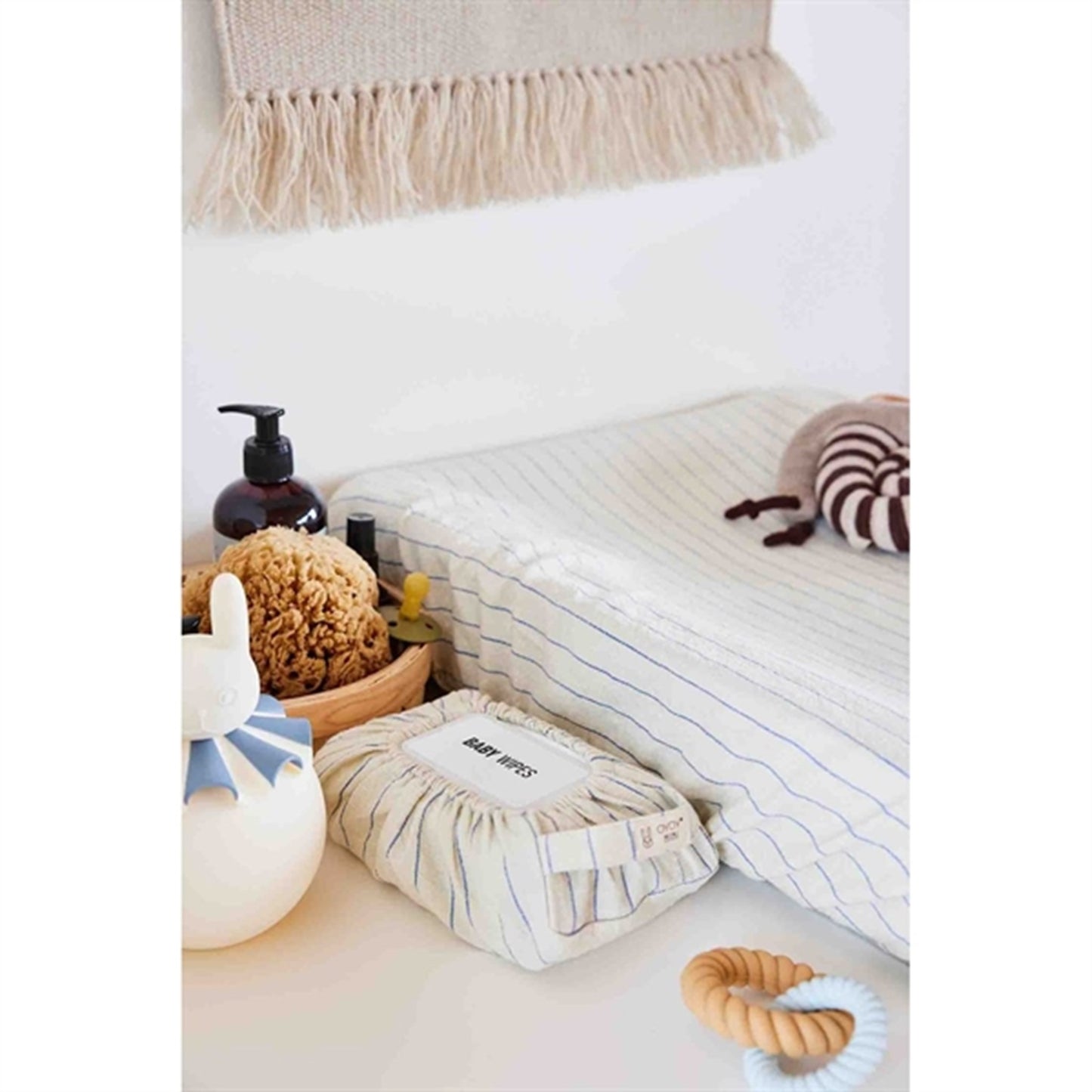 OYOY Changing Pad Cover Optic Blue