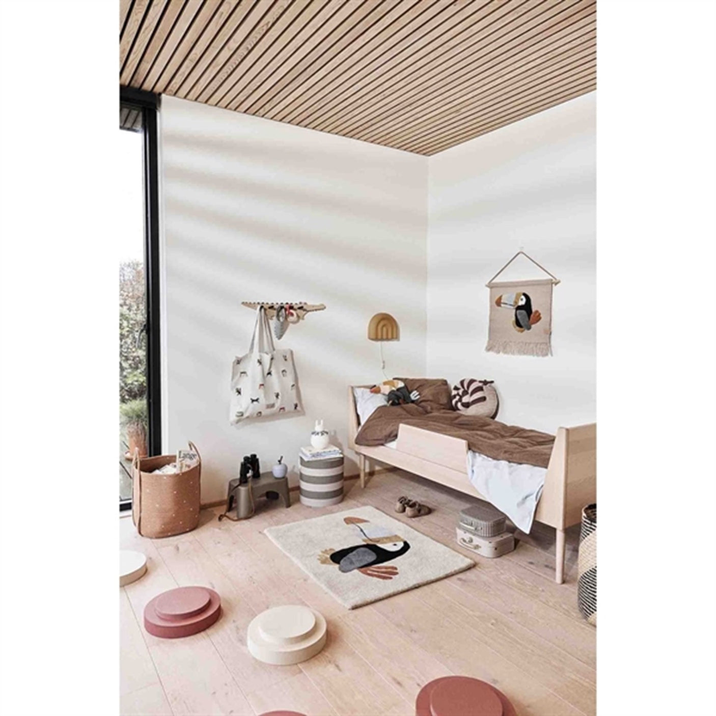 OYOY Crocodile Coat Rack Nature