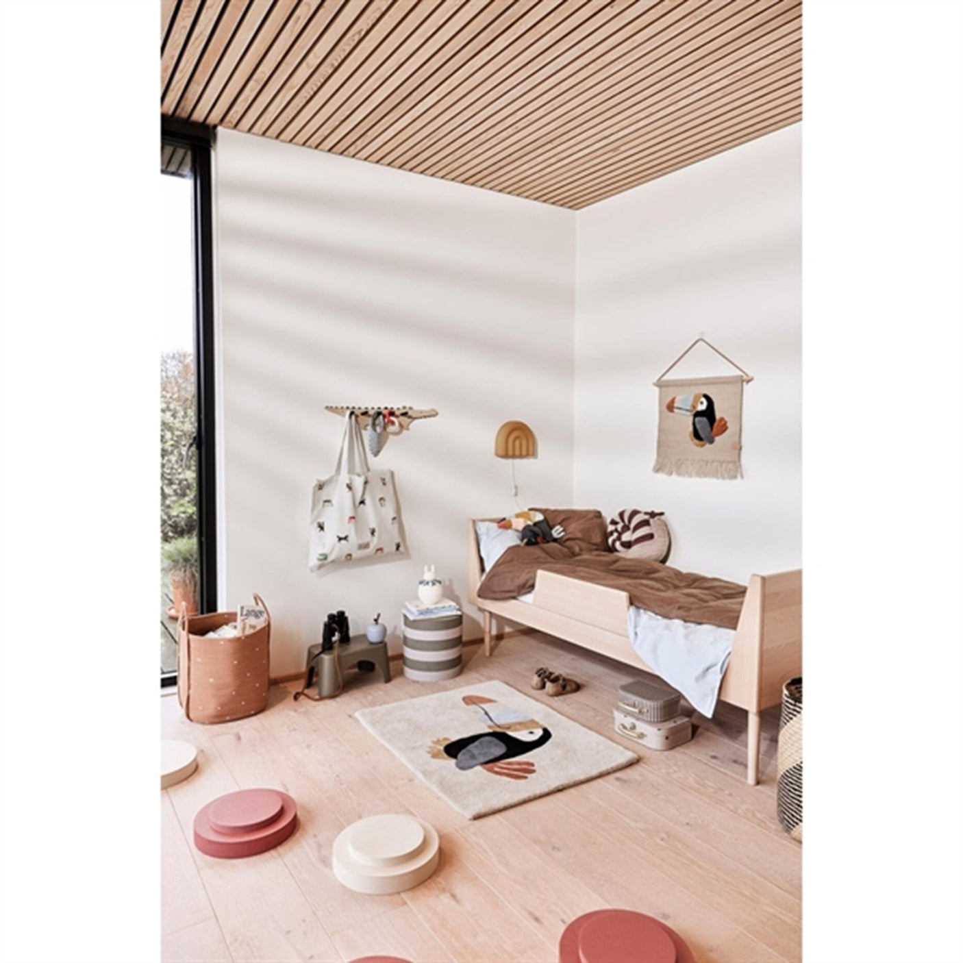 OYOY Rabbit Step Stool Olive