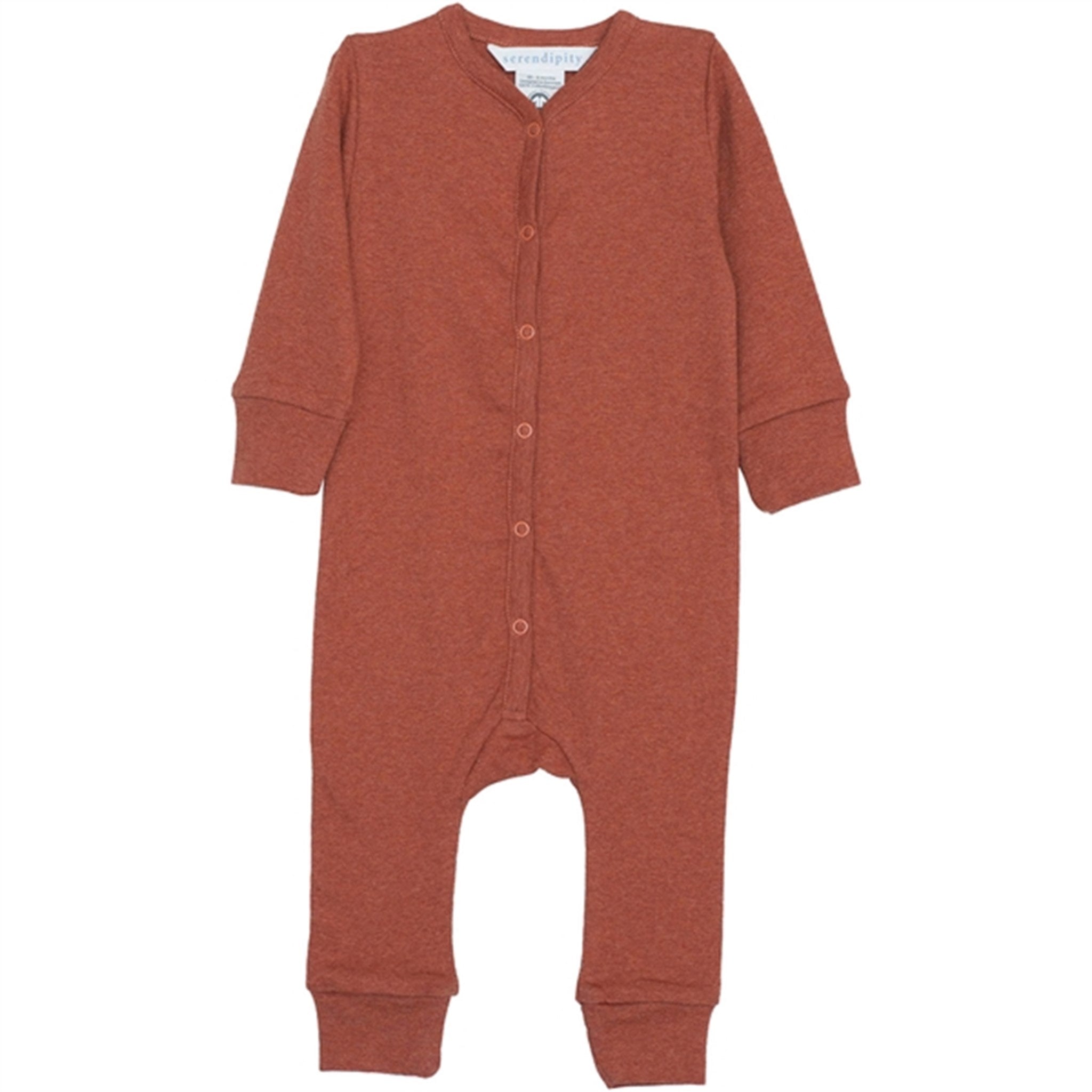 Serendipity Rust Rib Baby Suit