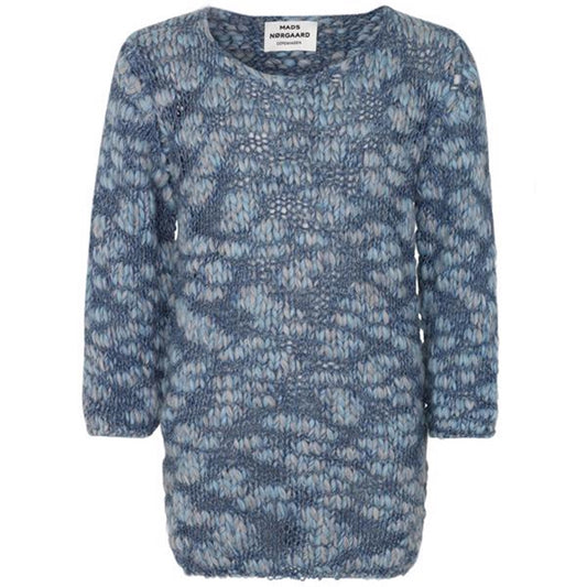 Mads Nørgaard Fantasy Wool Knit Kaxini Dusty Blue