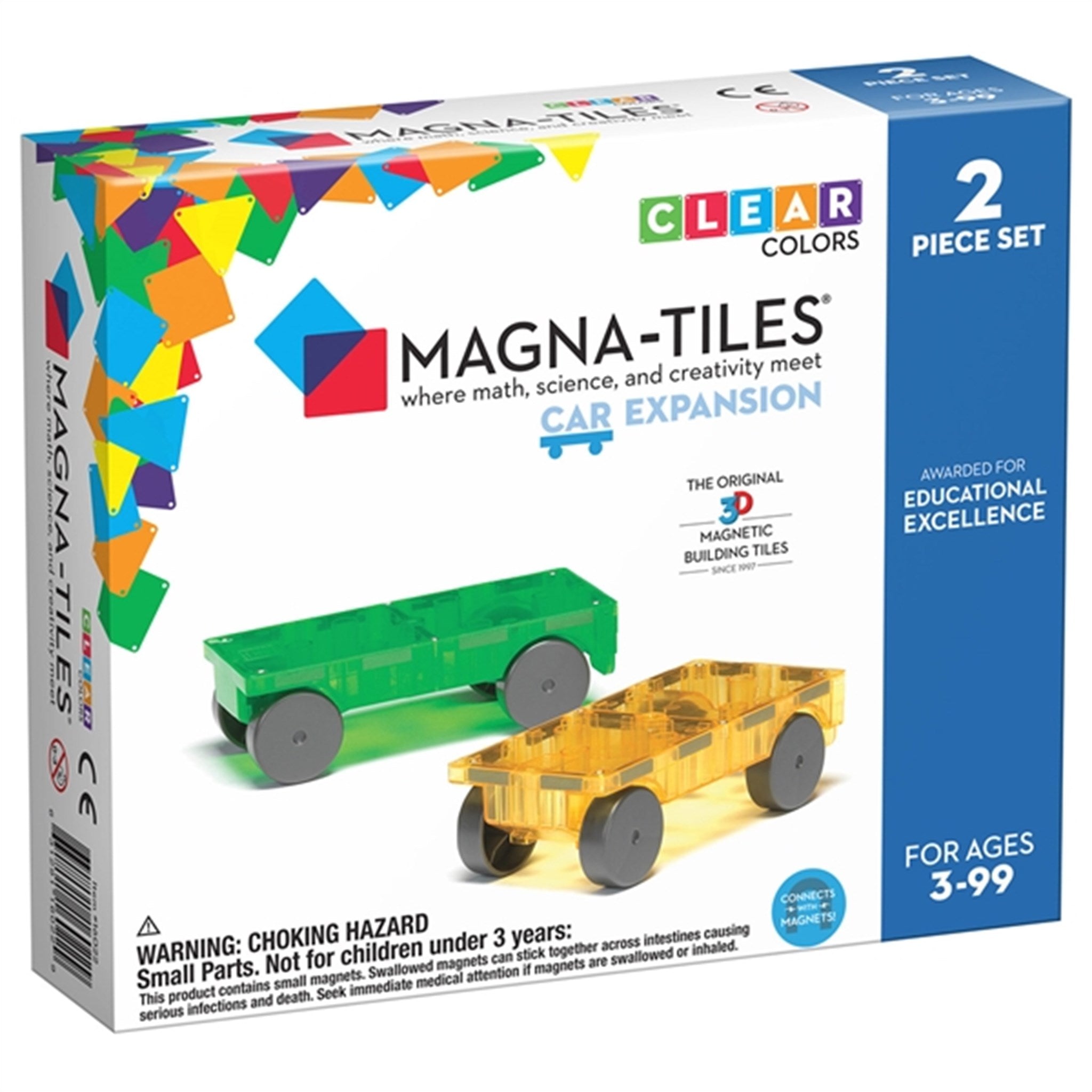 .Magna-Tiles® Expansion - 2件套：无尽的创意空间