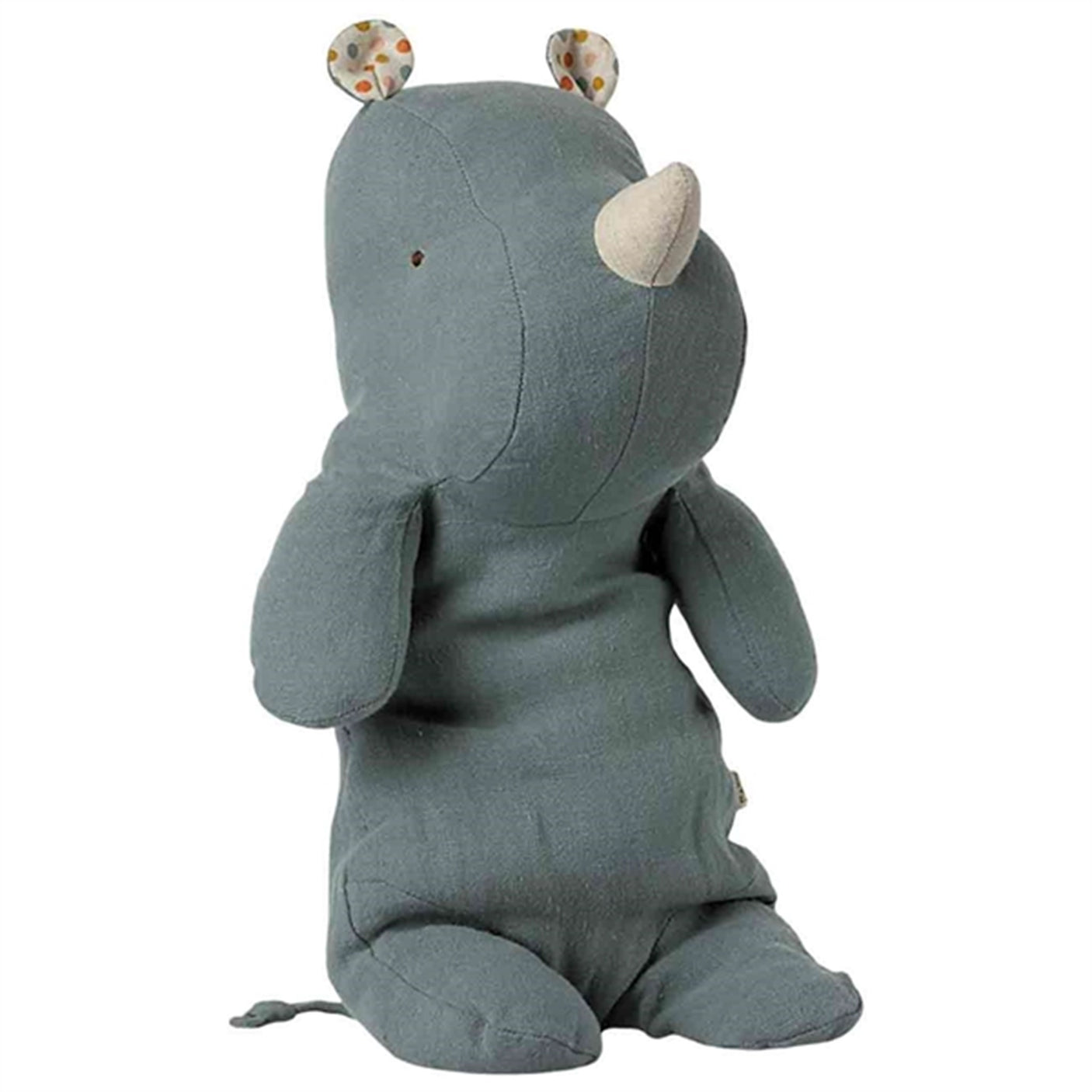 Maileg Safari Friends Rhino Medium Dusty Blue