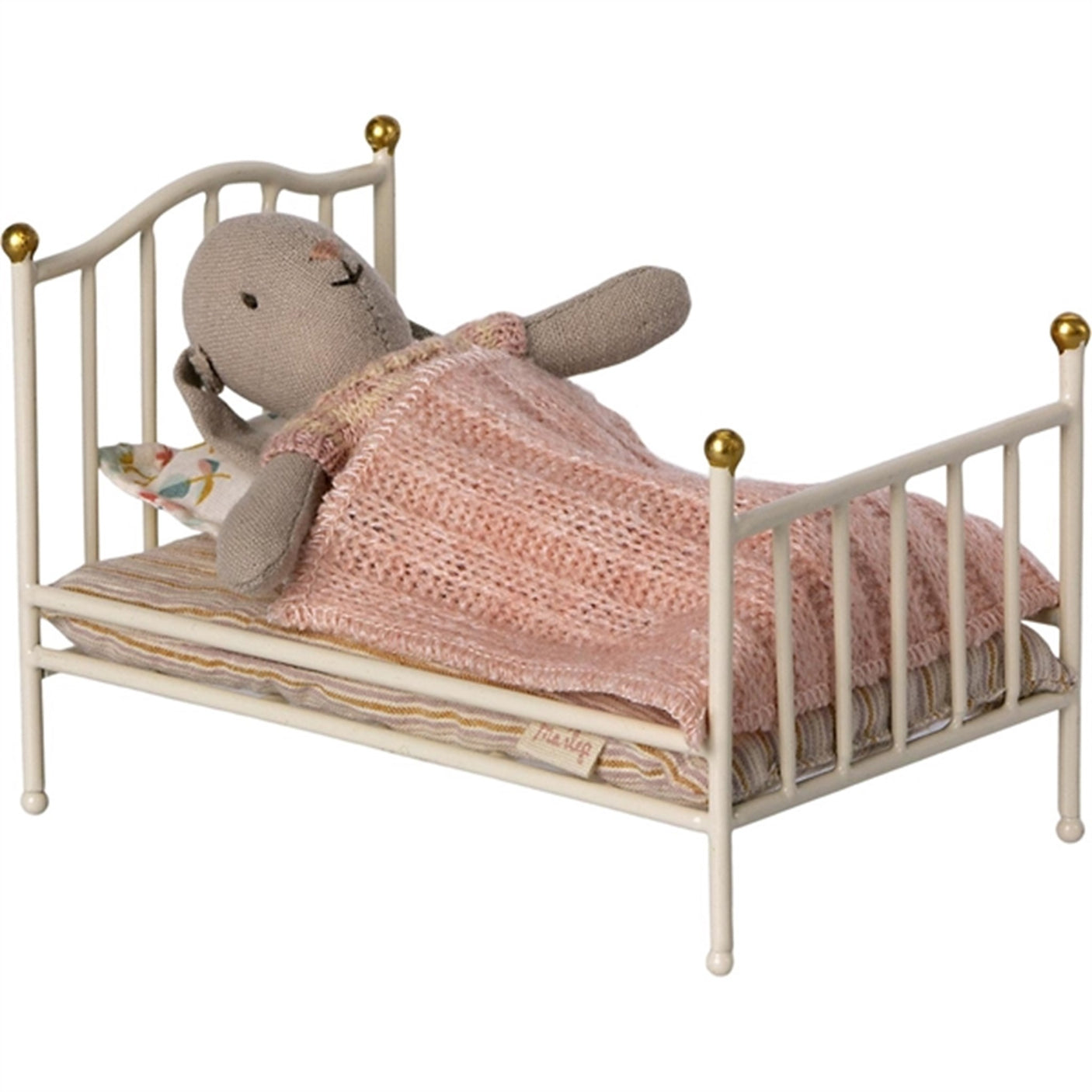 Maileg Vintage Bed Off White 3