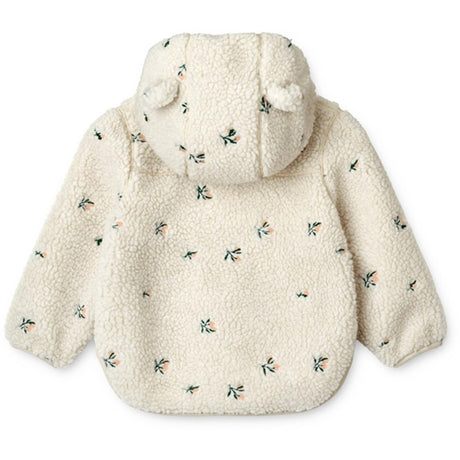 Liewood Mara Pile Jacket Peach Sandy Embroidery