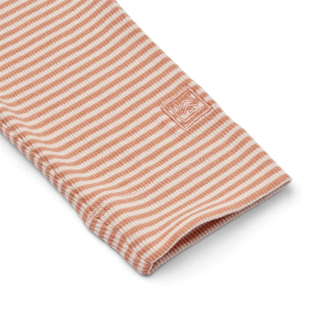 Liewood Y/D Stripe Tuscany Rose/Sandy Marien Baby Stripe Rib Leggings
