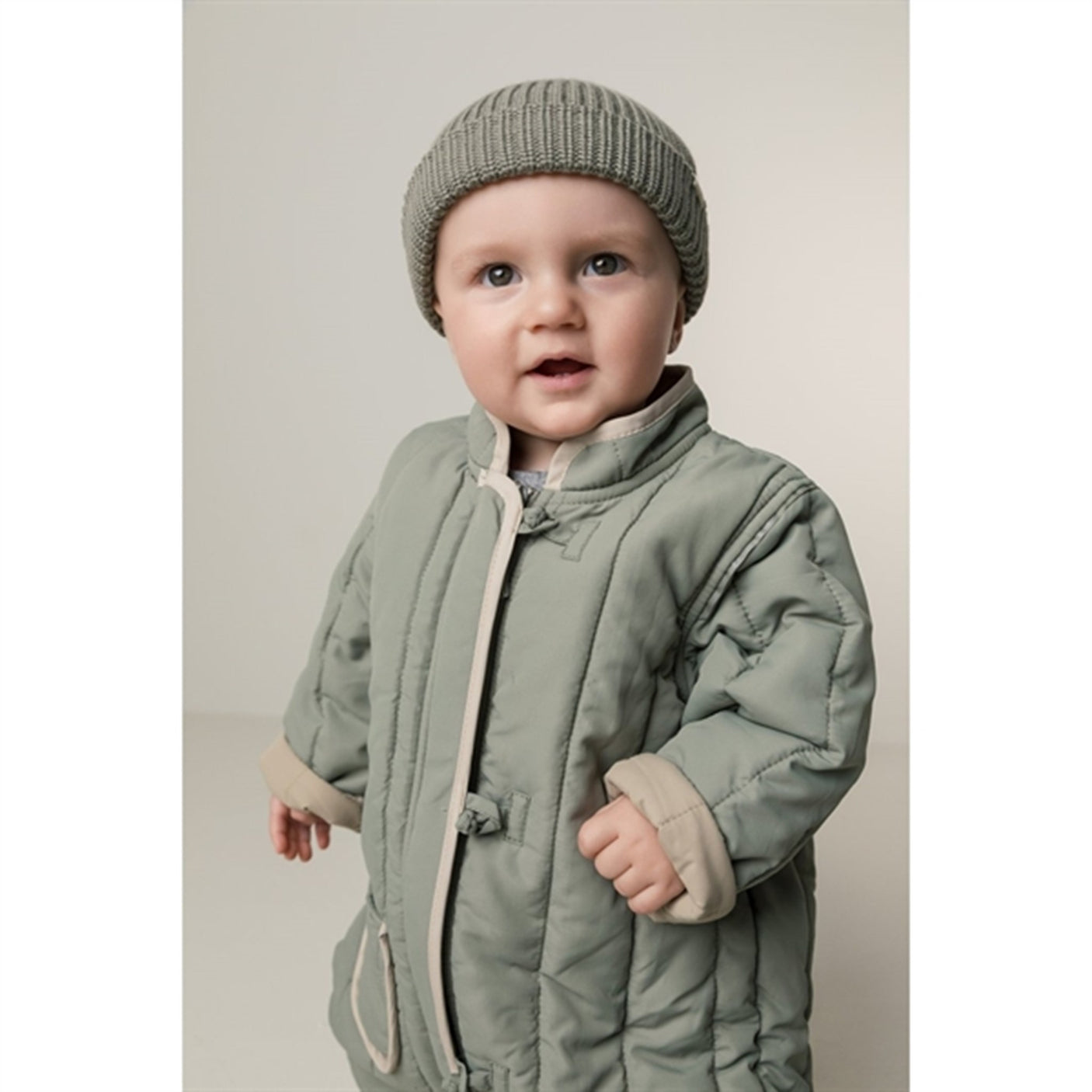 MarMar Light Moss Ozu Quilt Thermo Suit