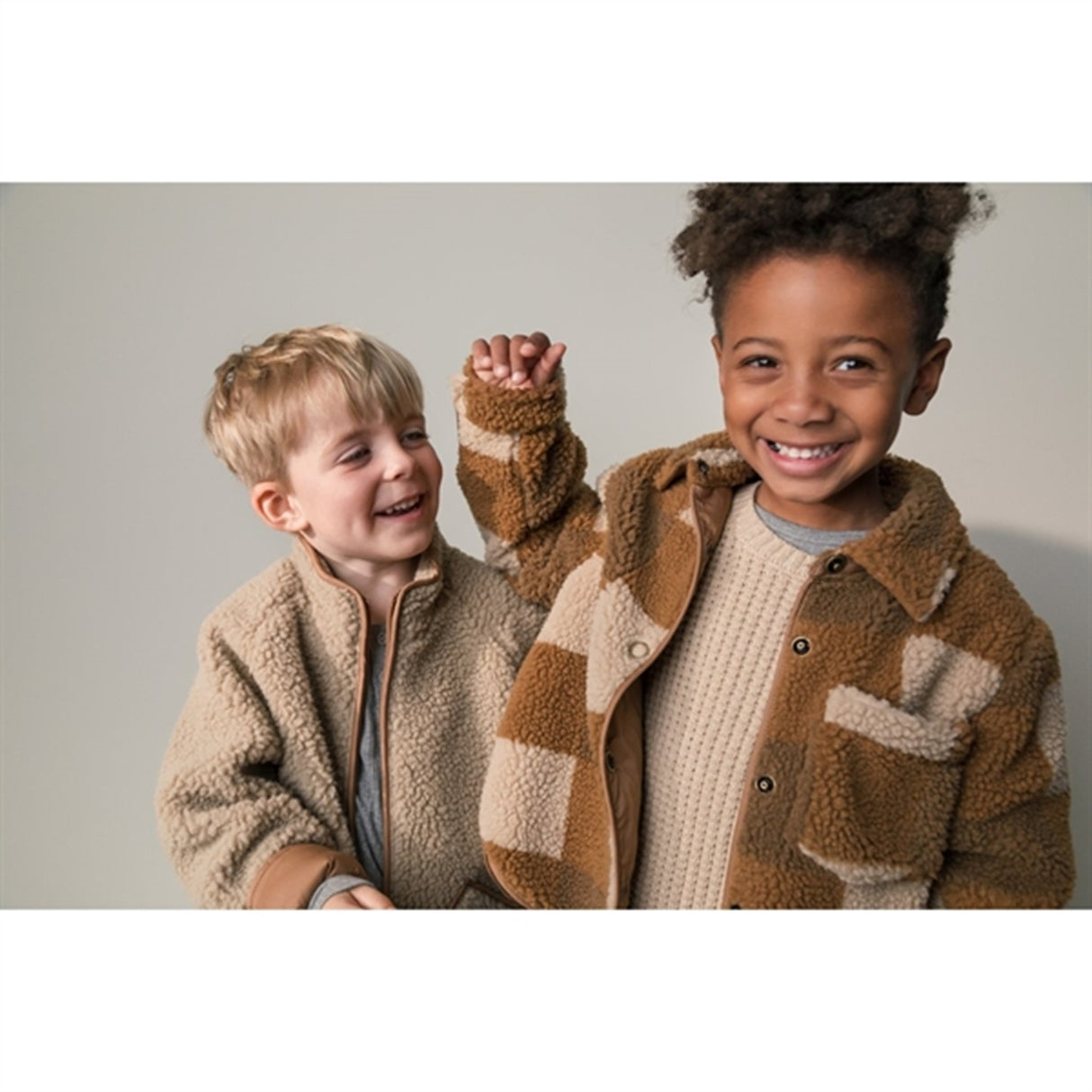 MarMar Jerry Teddybear Fleece Jacket Sandstone