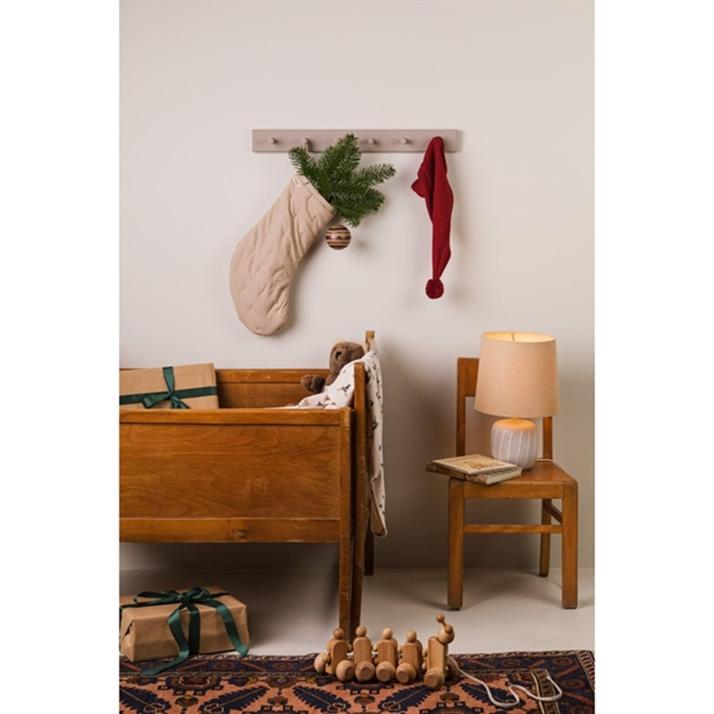 MarMar Hibiscus Red Alfen Christmas Hat