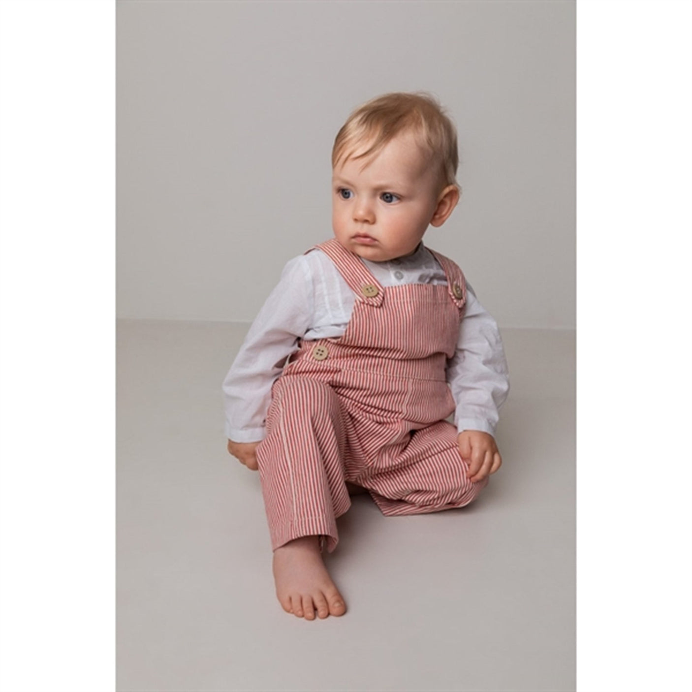 MarMar Red Currant Stripe Ruben Overalls