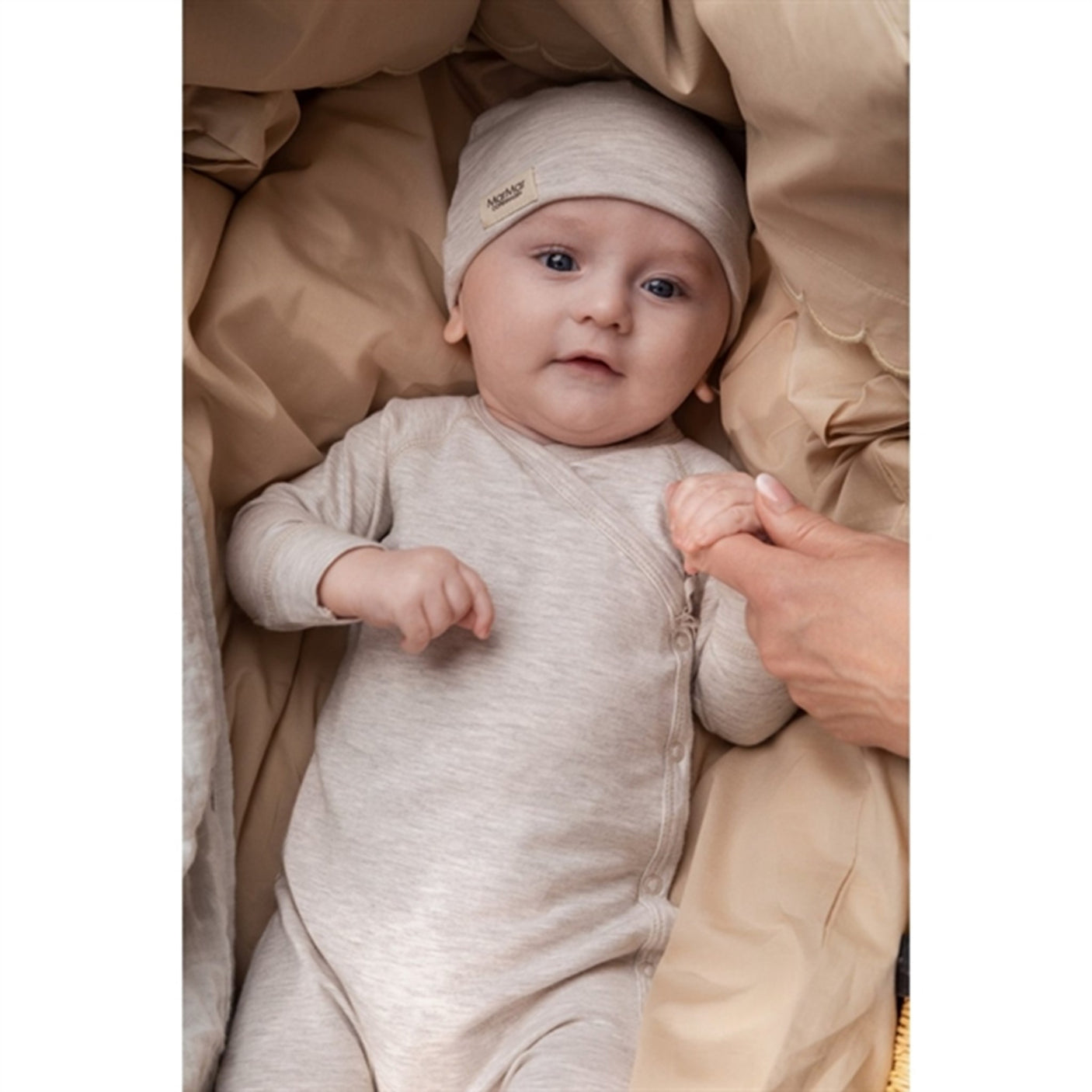 MarMar New Born Beige Melange Rubetta Romper