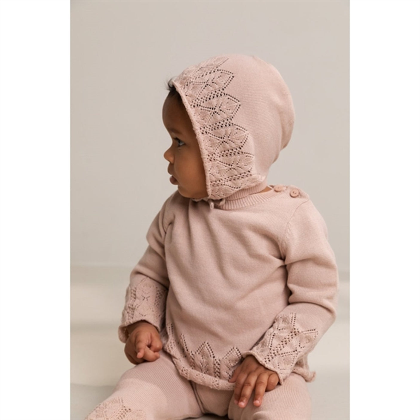 MarMar Cream Taupe Tepe B Knit Cardigan