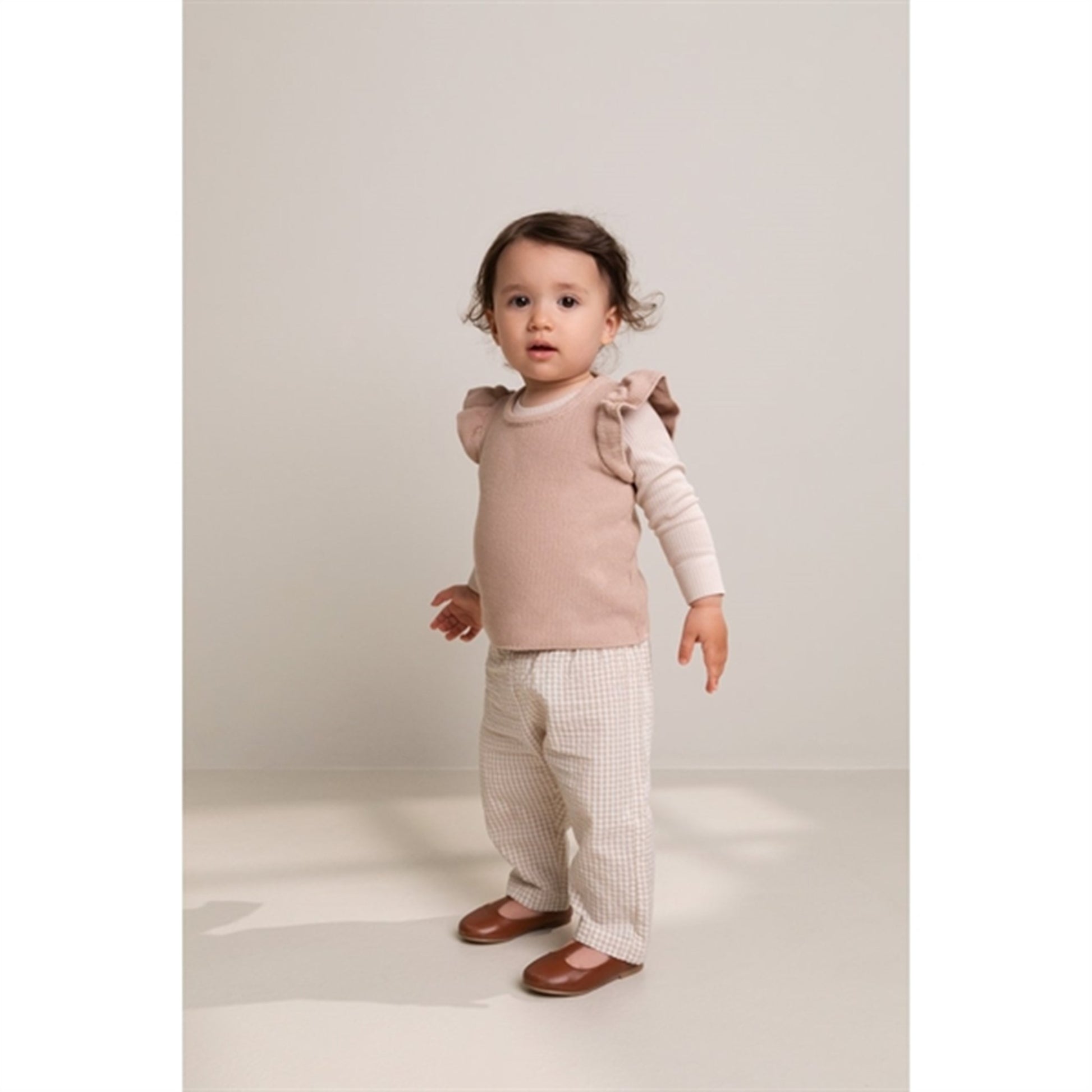 MarMar Grey Sand Gingham Panto Pants