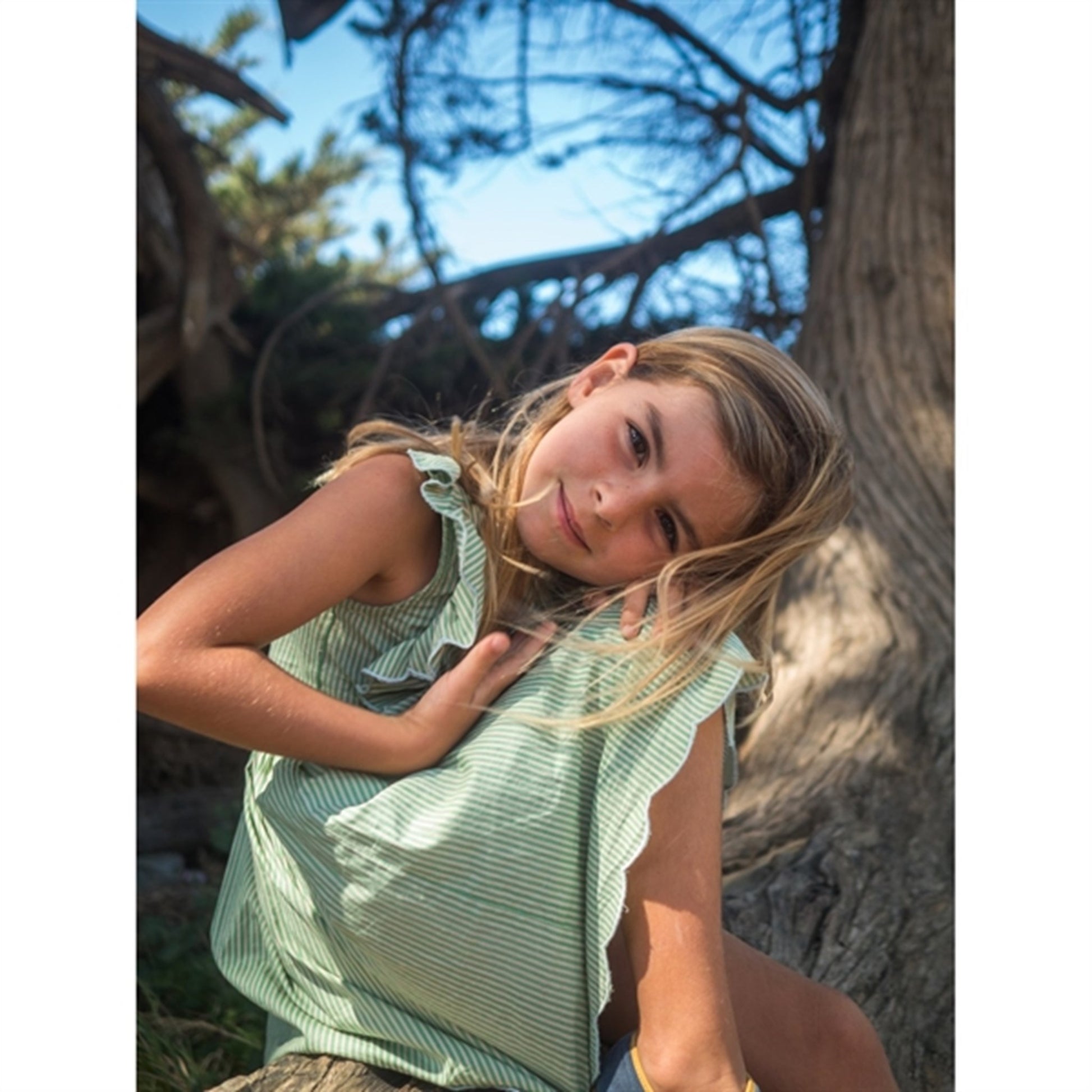 MarMar Mint Leaf Stripes Deidra Dress