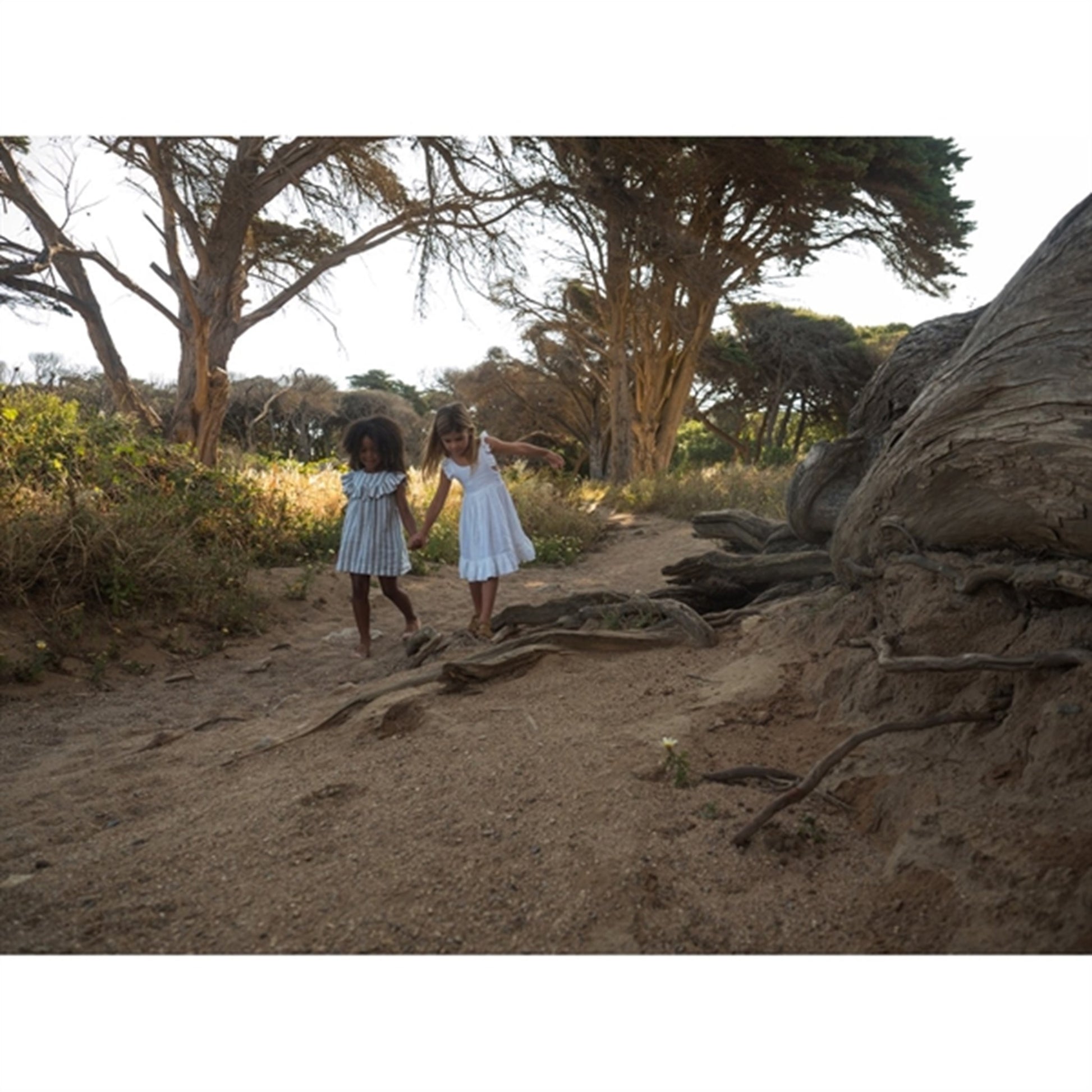 MarMar Dusty Blue Stripe Drussa Dress