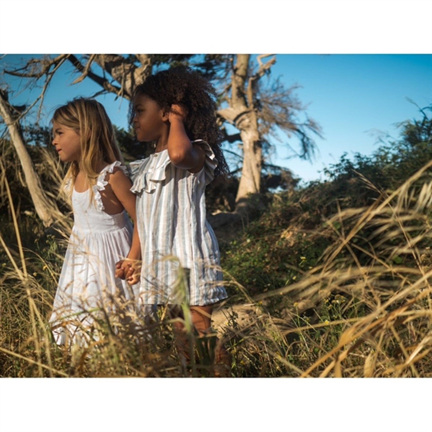 MarMar Dusty Blue Stripe Drussa Dress