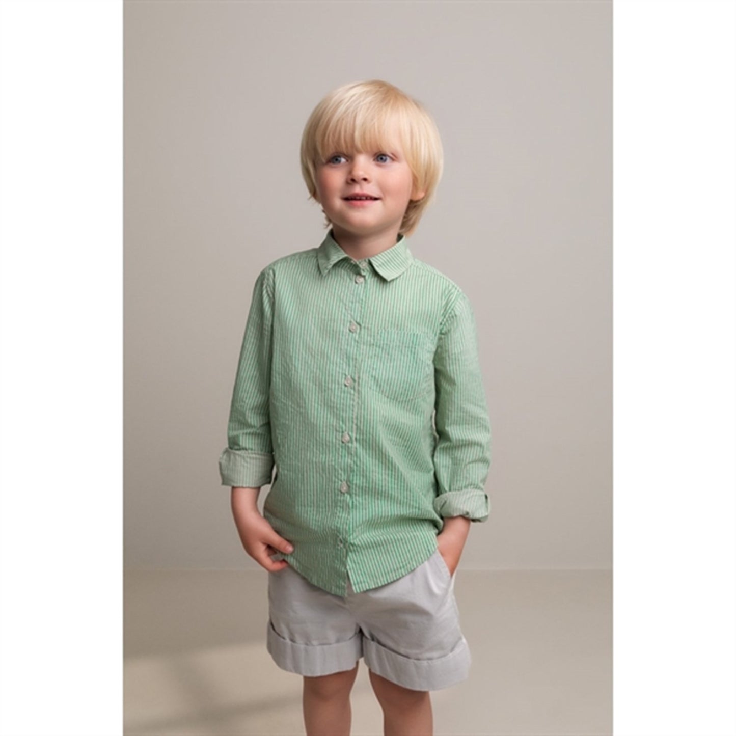 MarMar Mint Leaf Stripes Tommy Shirt
