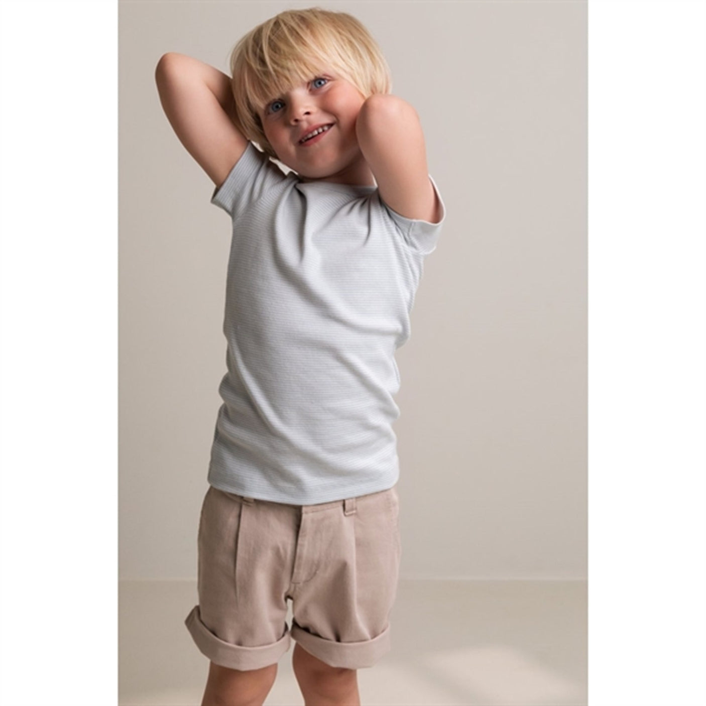 MarMar Modal Fine Rib Fresh Air Stripe Tago T-shirt