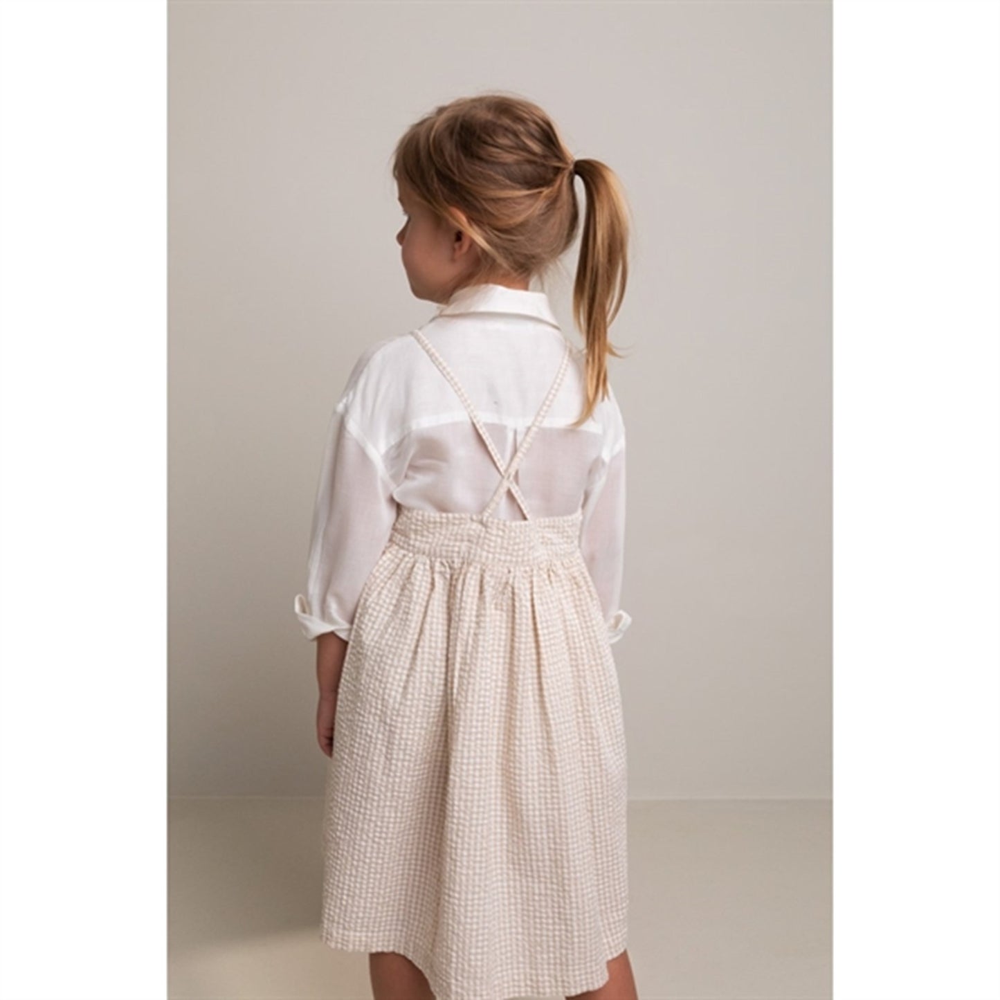 MarMar Grey Sand Gingham Divo Dress