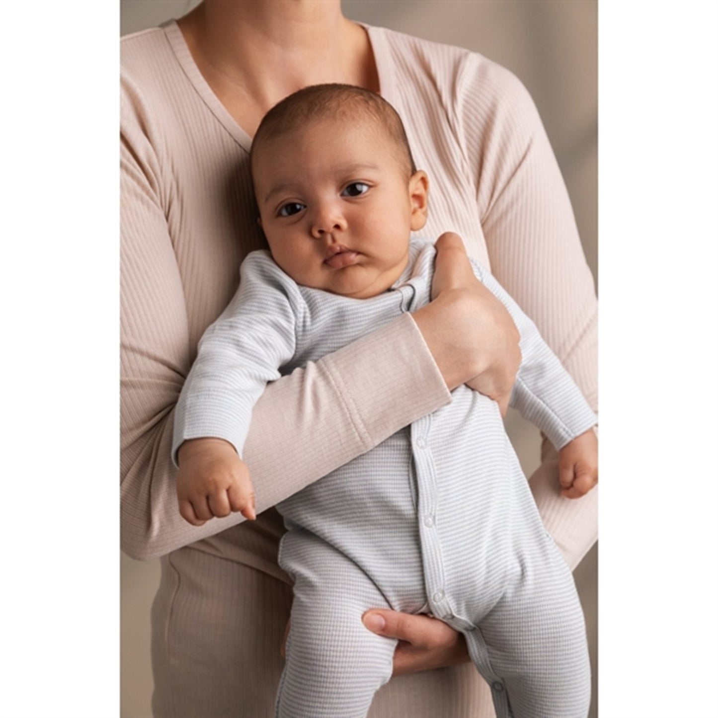 MarMar New Born Modal Fine Rib Fresh Air Stripe Rukana Body