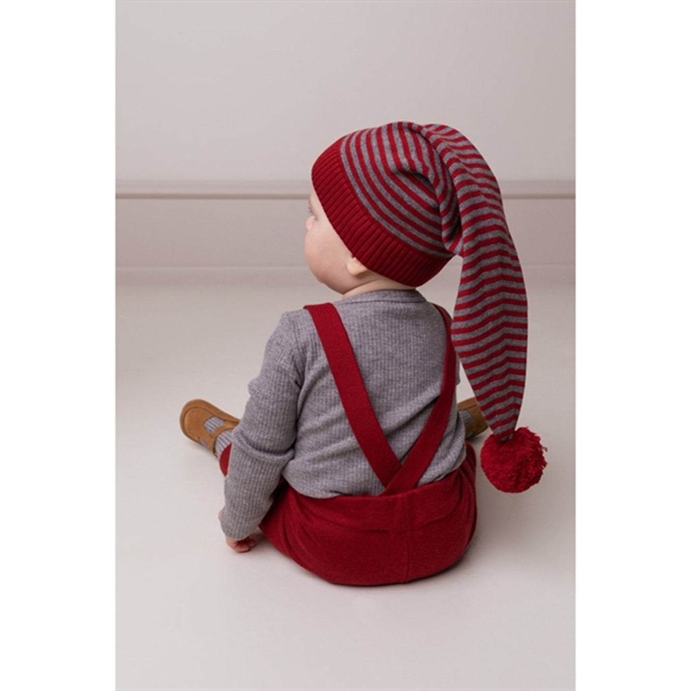 MarMar Hibiscus Red Pirol Suspender Pants