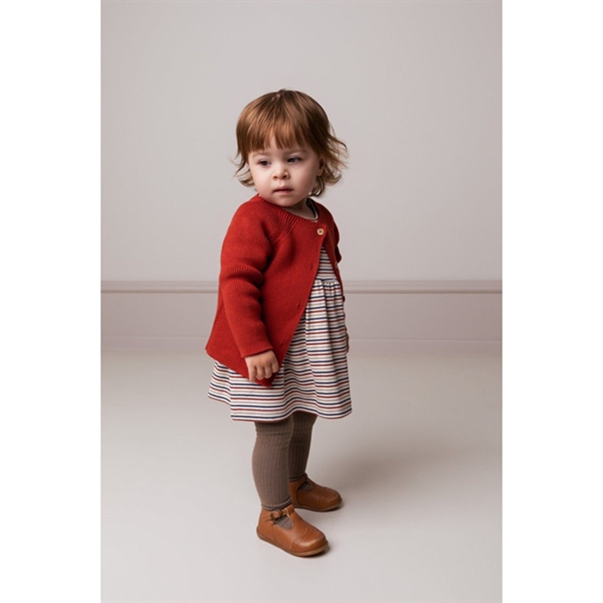 MarMar Modal Rib Stripe Mix Denka Dress