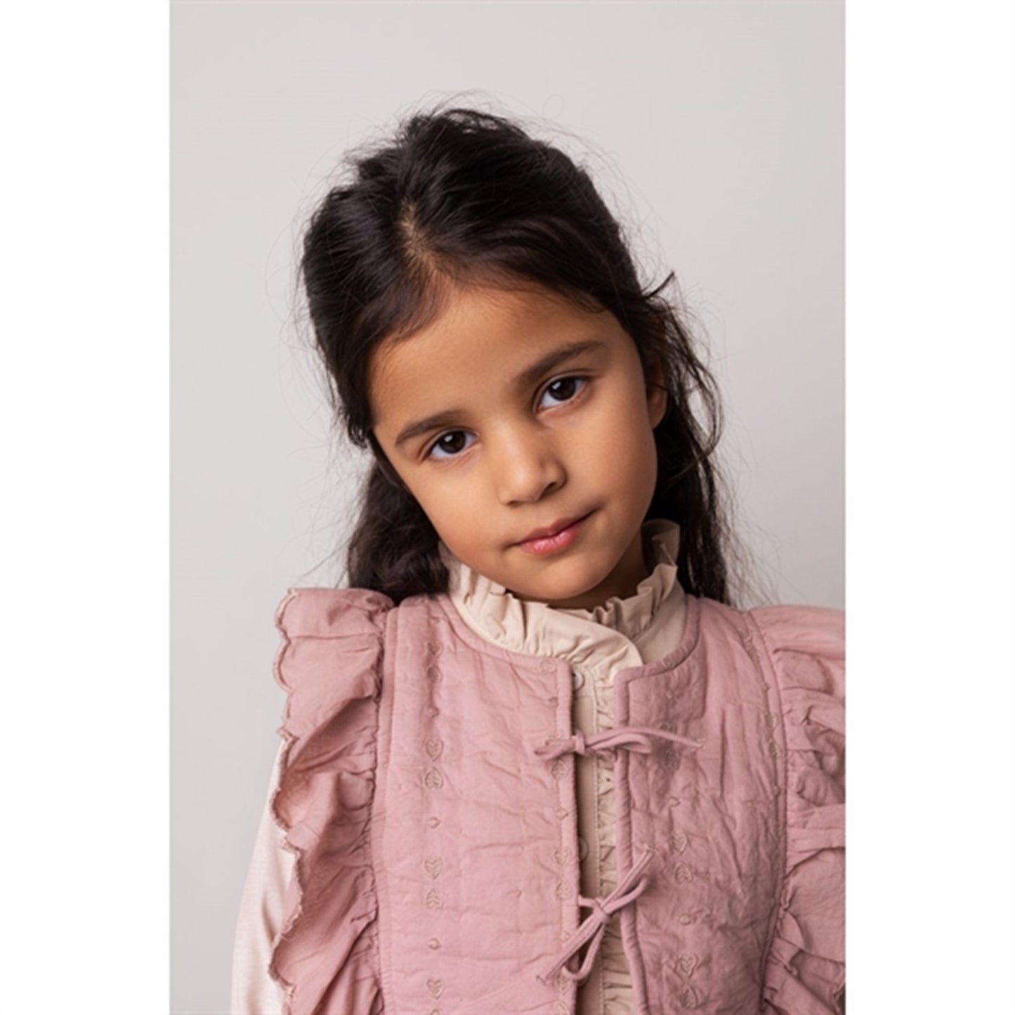 MarMar Cream Taupe Heart Jina Vest