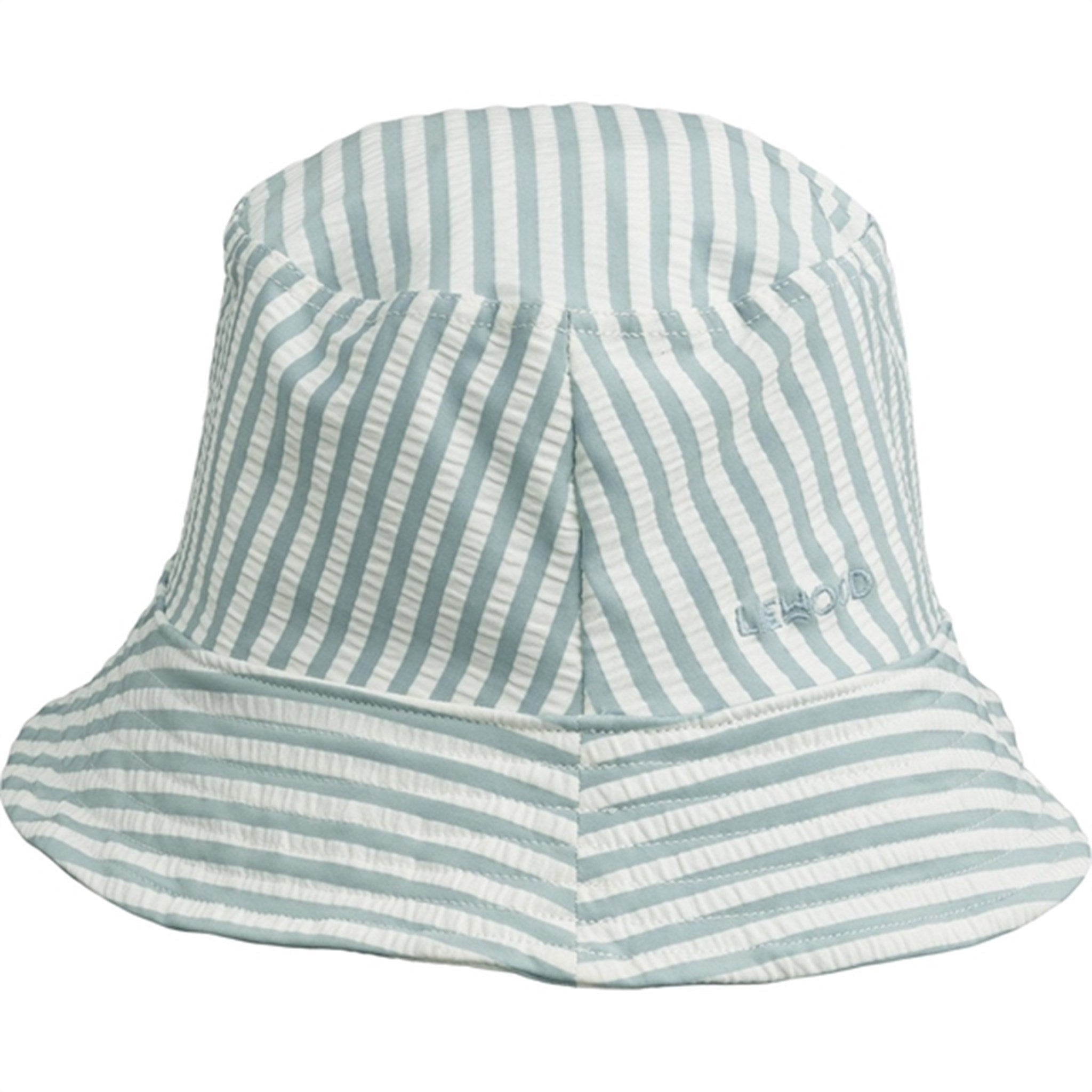 Liewood Matty Sun Hat Stripe Sea Blue/White 2