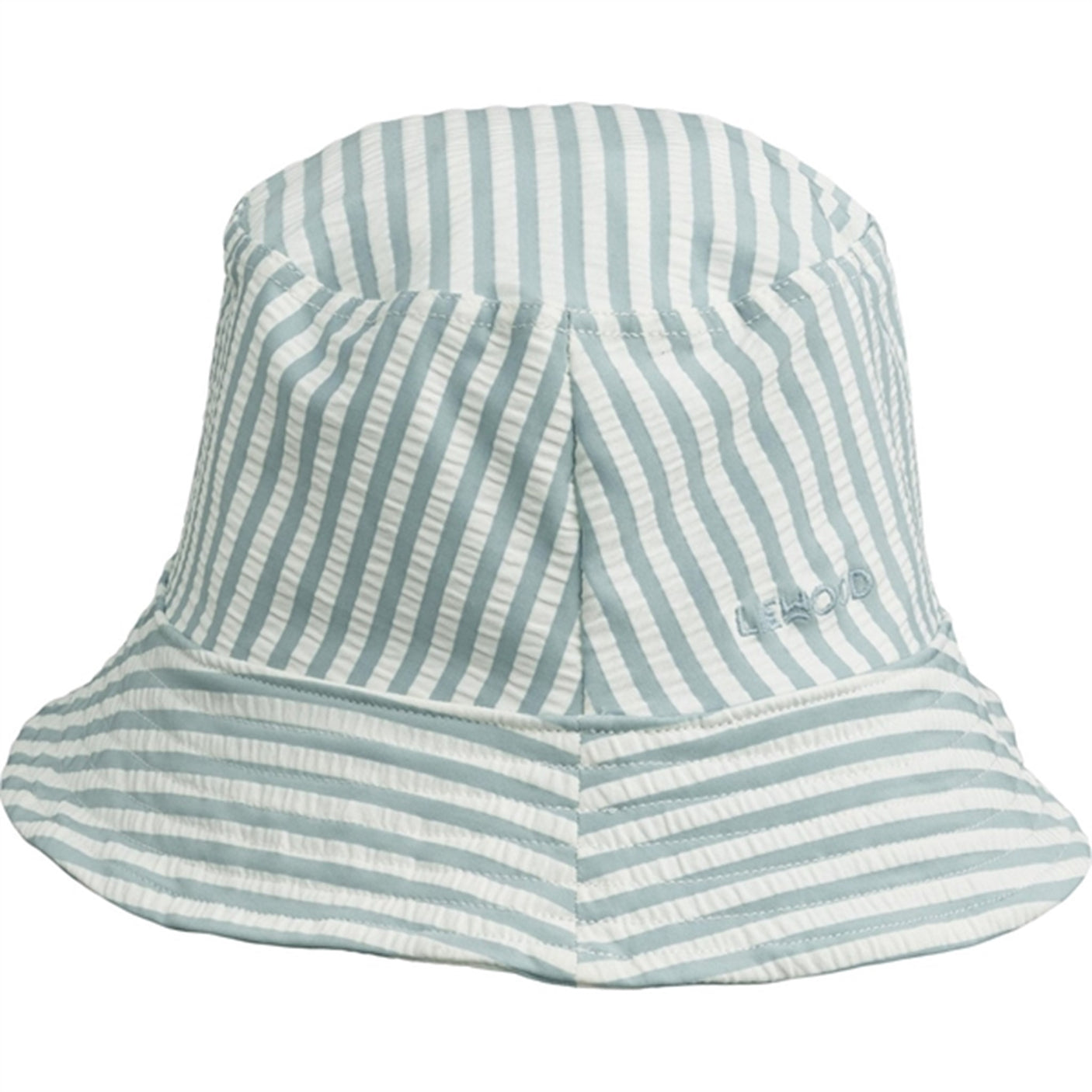 Liewood Matty Sun Hat Stripe Sea Blue/White
