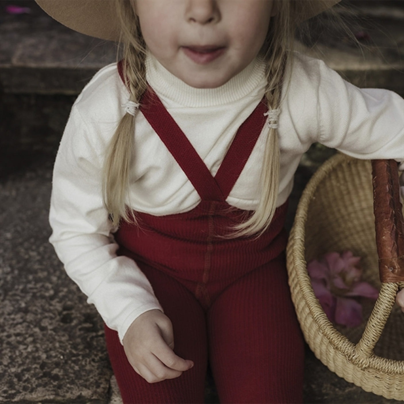 Silly Silas Footed Tights Maple Leaf