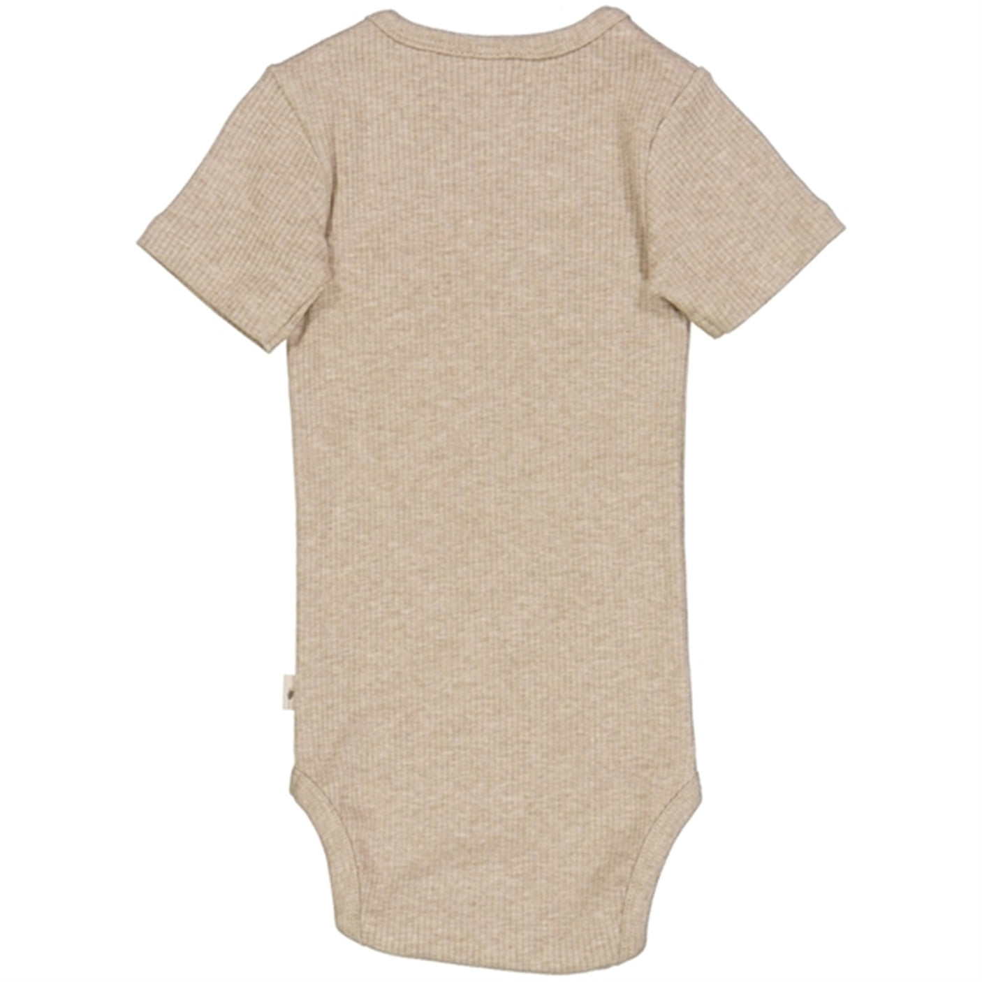 Wheat Cappucciono Melange Rib Plain Body