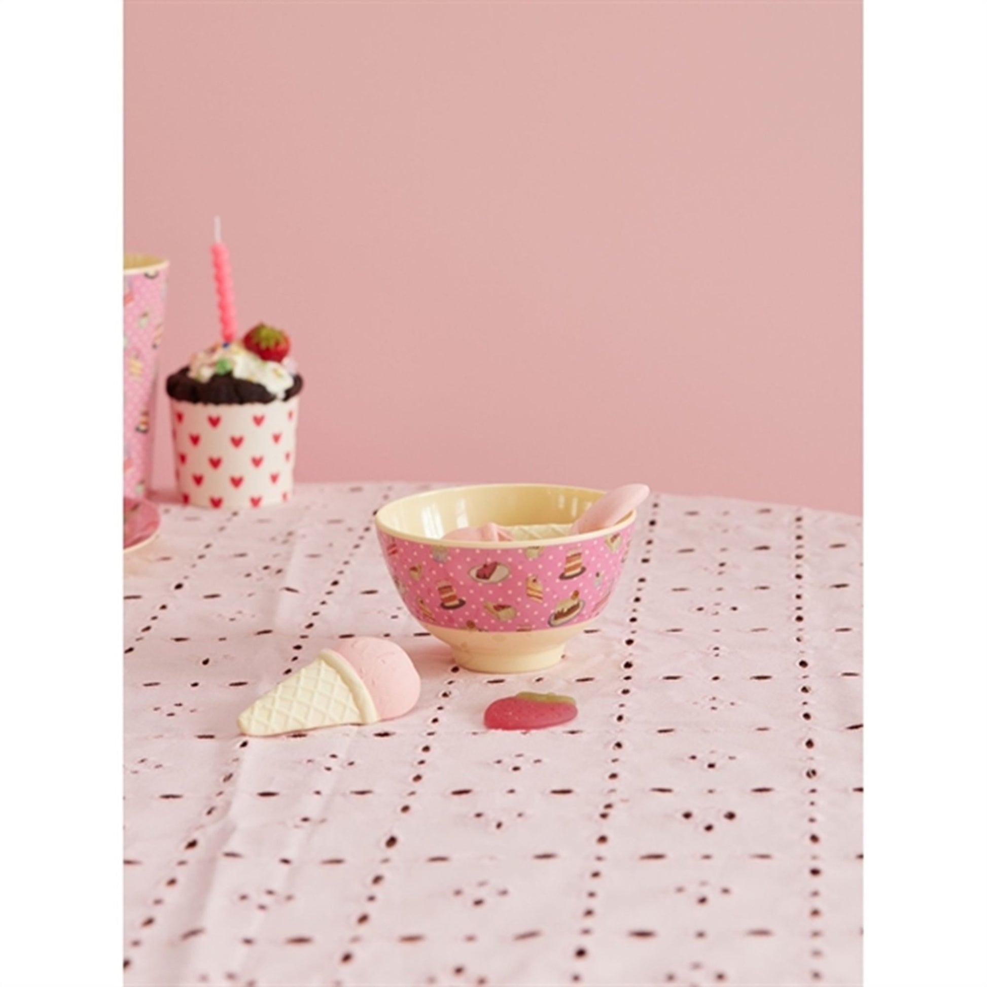 RICE Sweet Cake Print Small Melamine Bowl