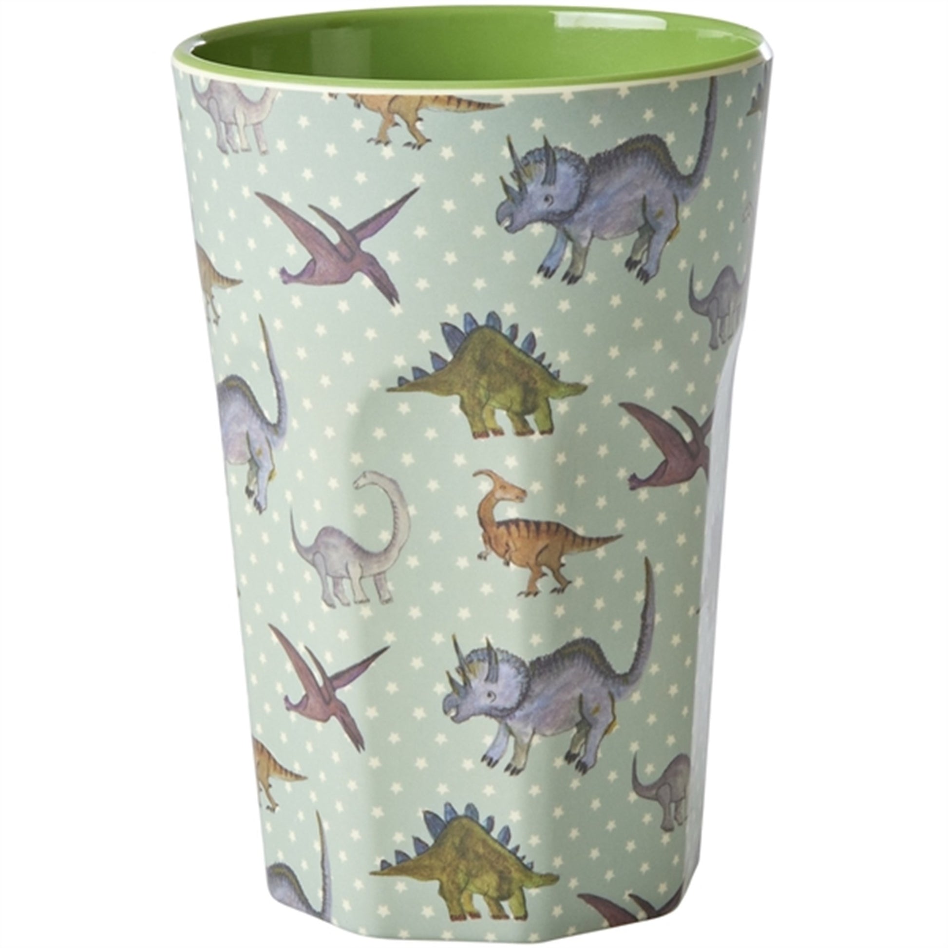 RICE New Dino Print Tall Melamine Cup