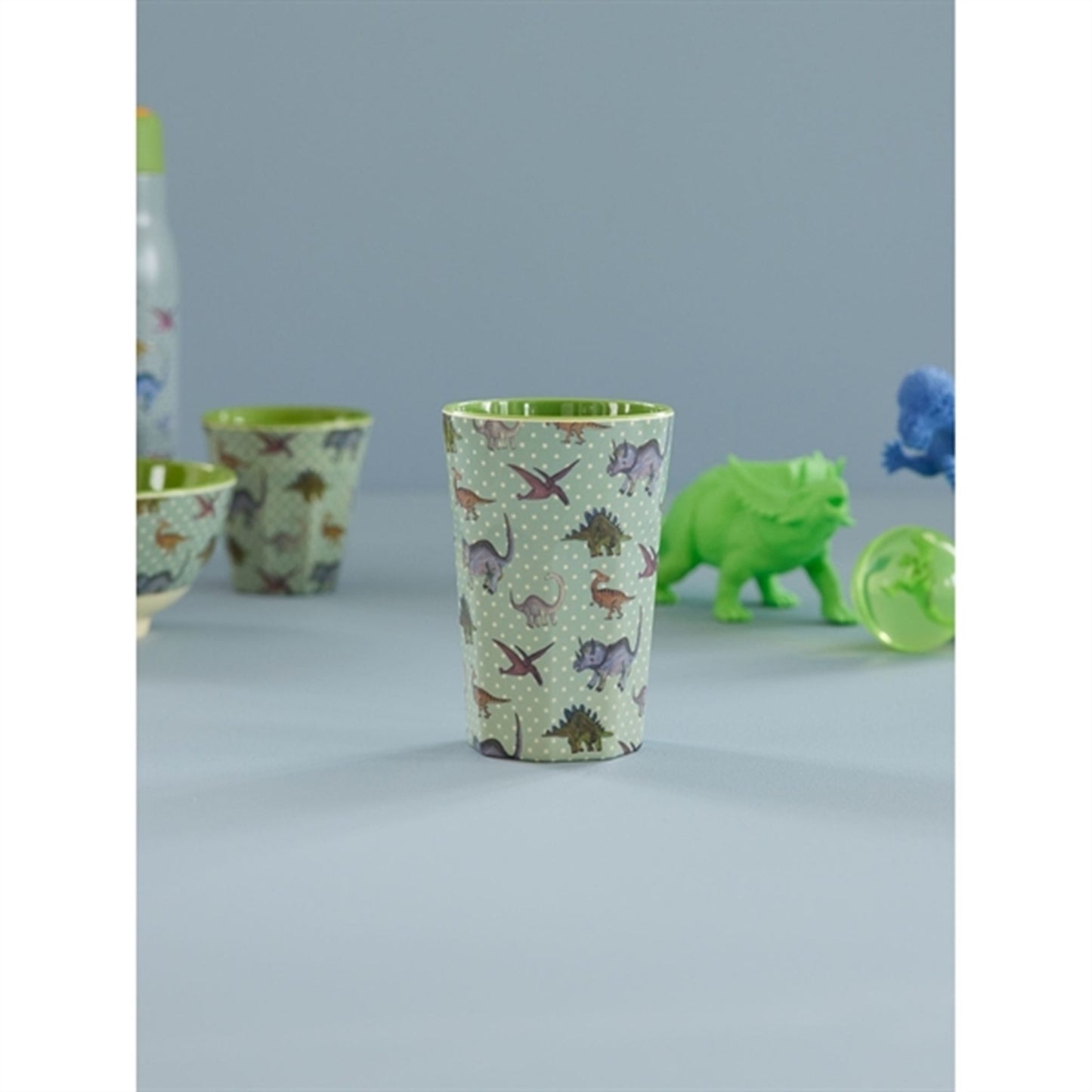 RICE New Dino Print Tall Melamine Cup