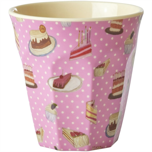 RICE Sweet Cake Print Medium Melamine Cup