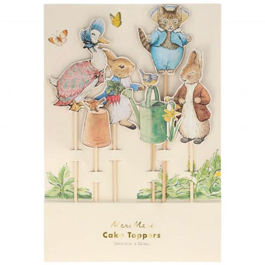 Meri Meri Peter Rabbit Cake Decoration 6 pcs