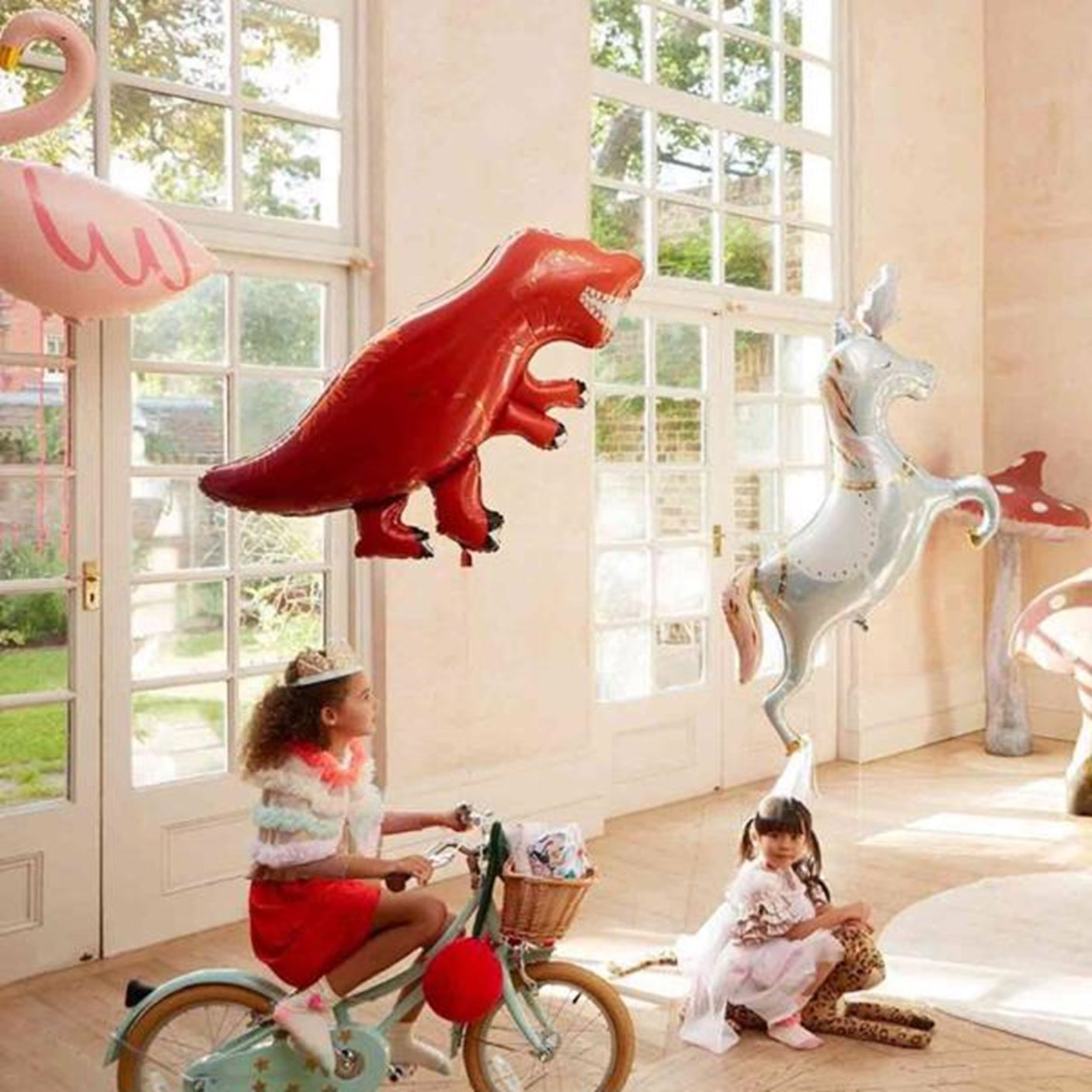 Meri Meri Dinosaur Foil Balloon T-Rex