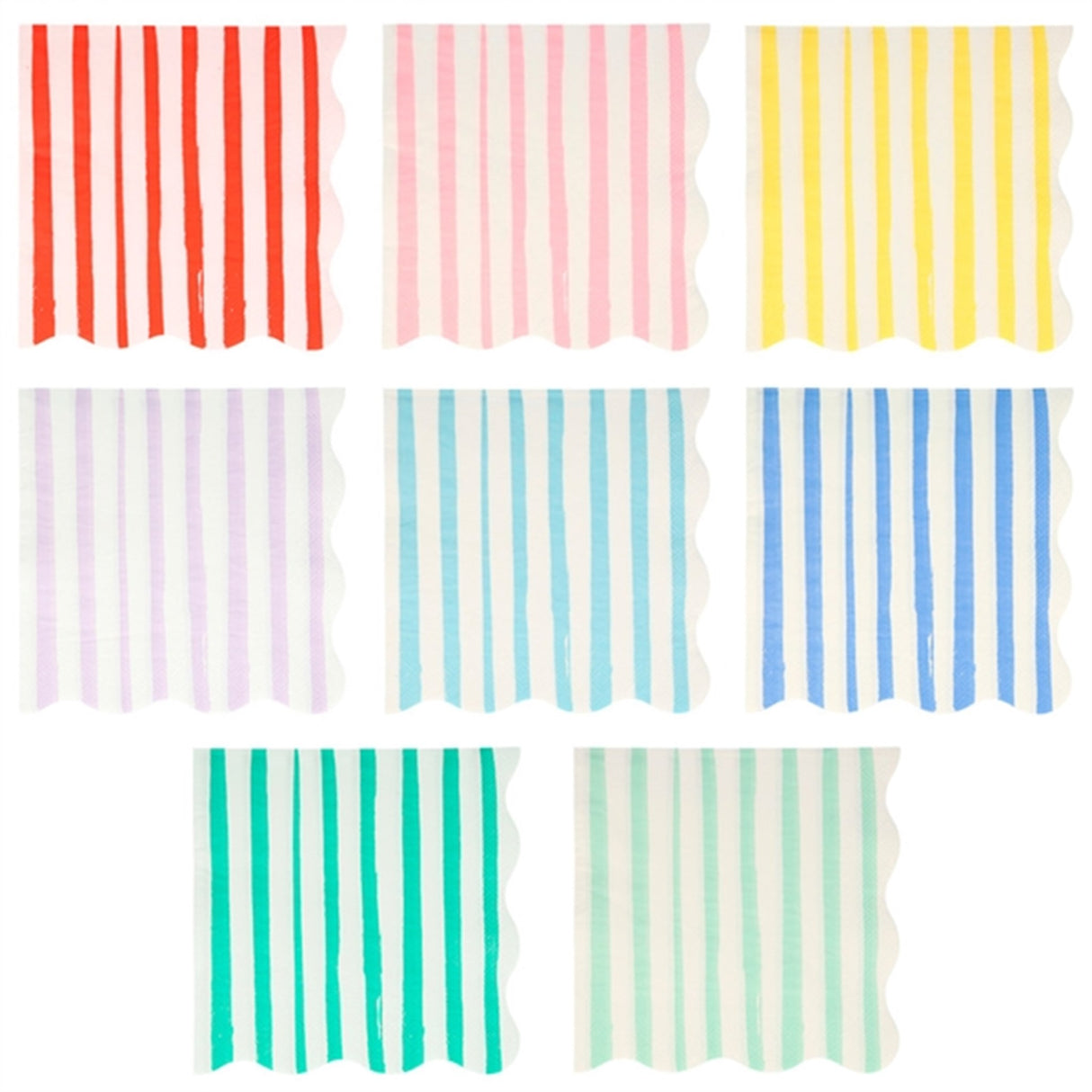 Meri Meri Stripe Mixed Napkins Large