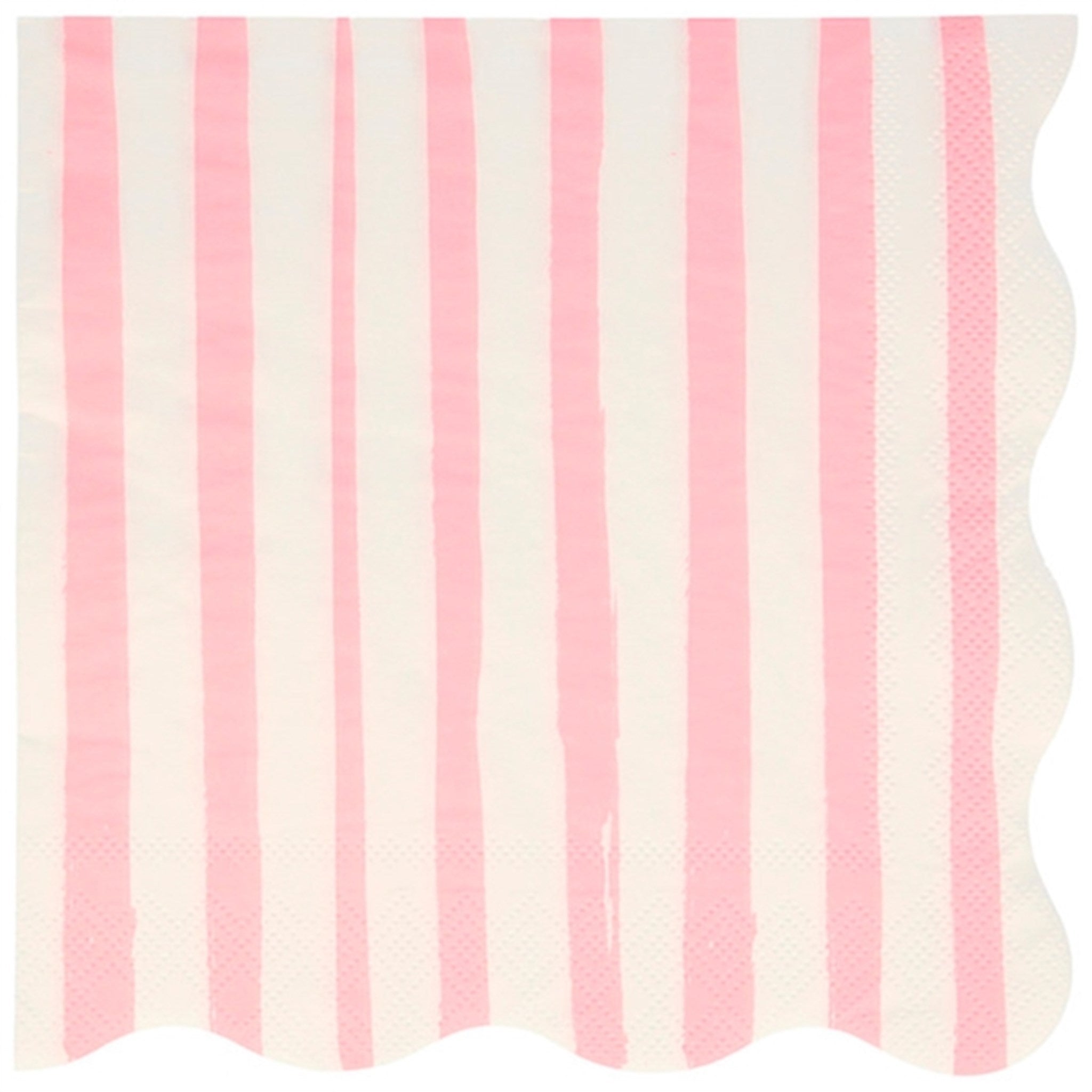 Meri Meri Stripe Pink Napkins Large