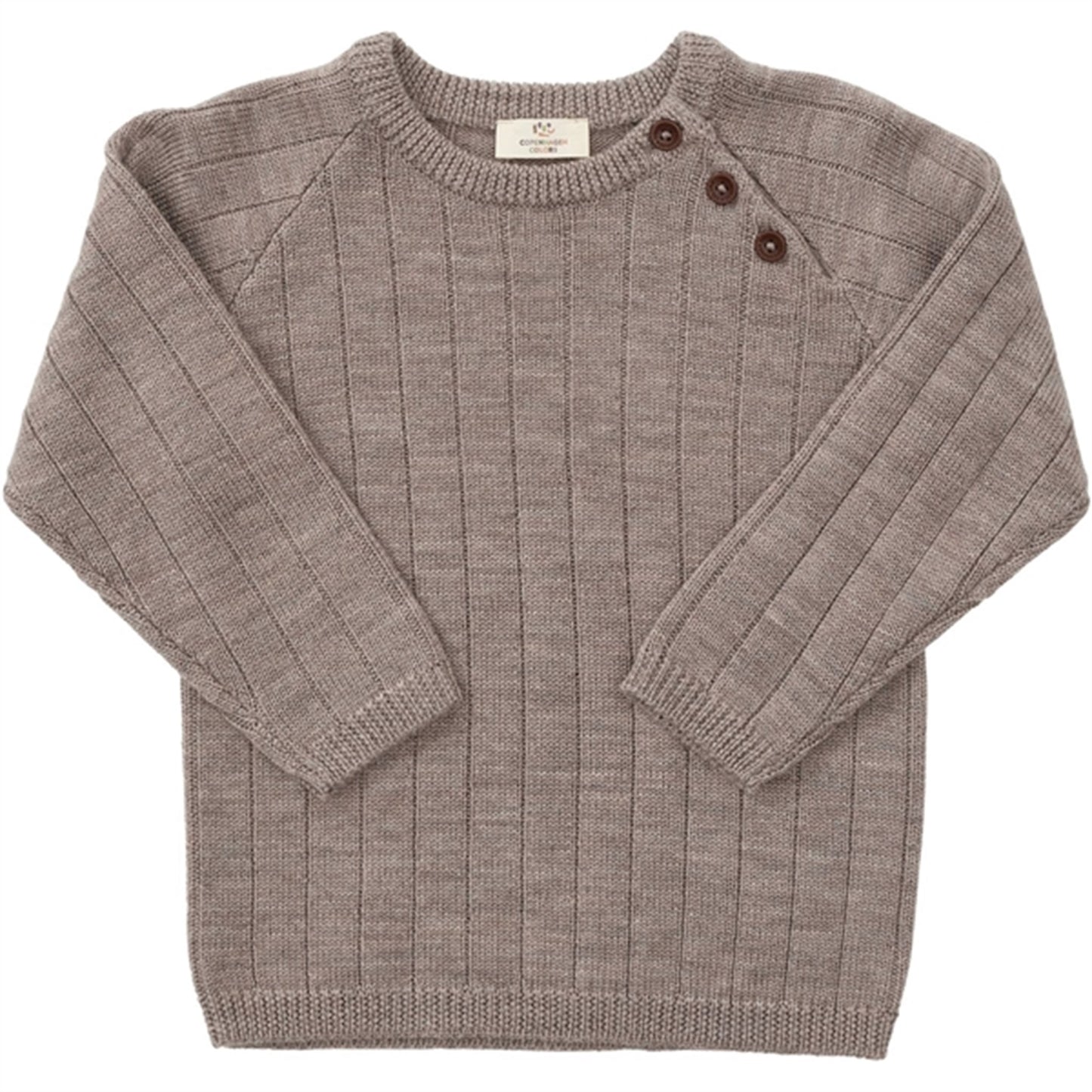 Copenhagen Colors Natural Melange Merino Knitted Blouse