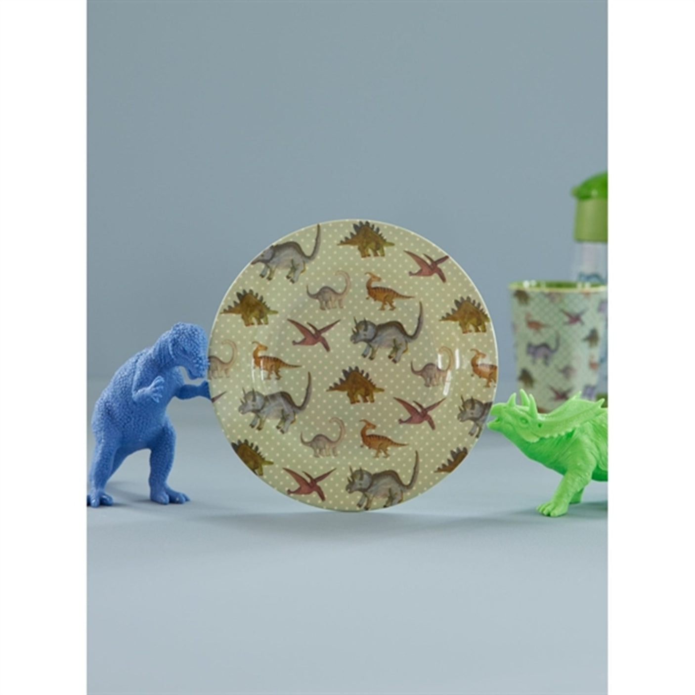 RICE New Dino Print Melamine Side Plate