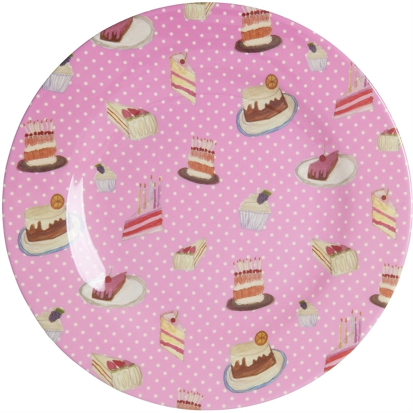 RICE Sweet Cake Print Melamine Side Plate
