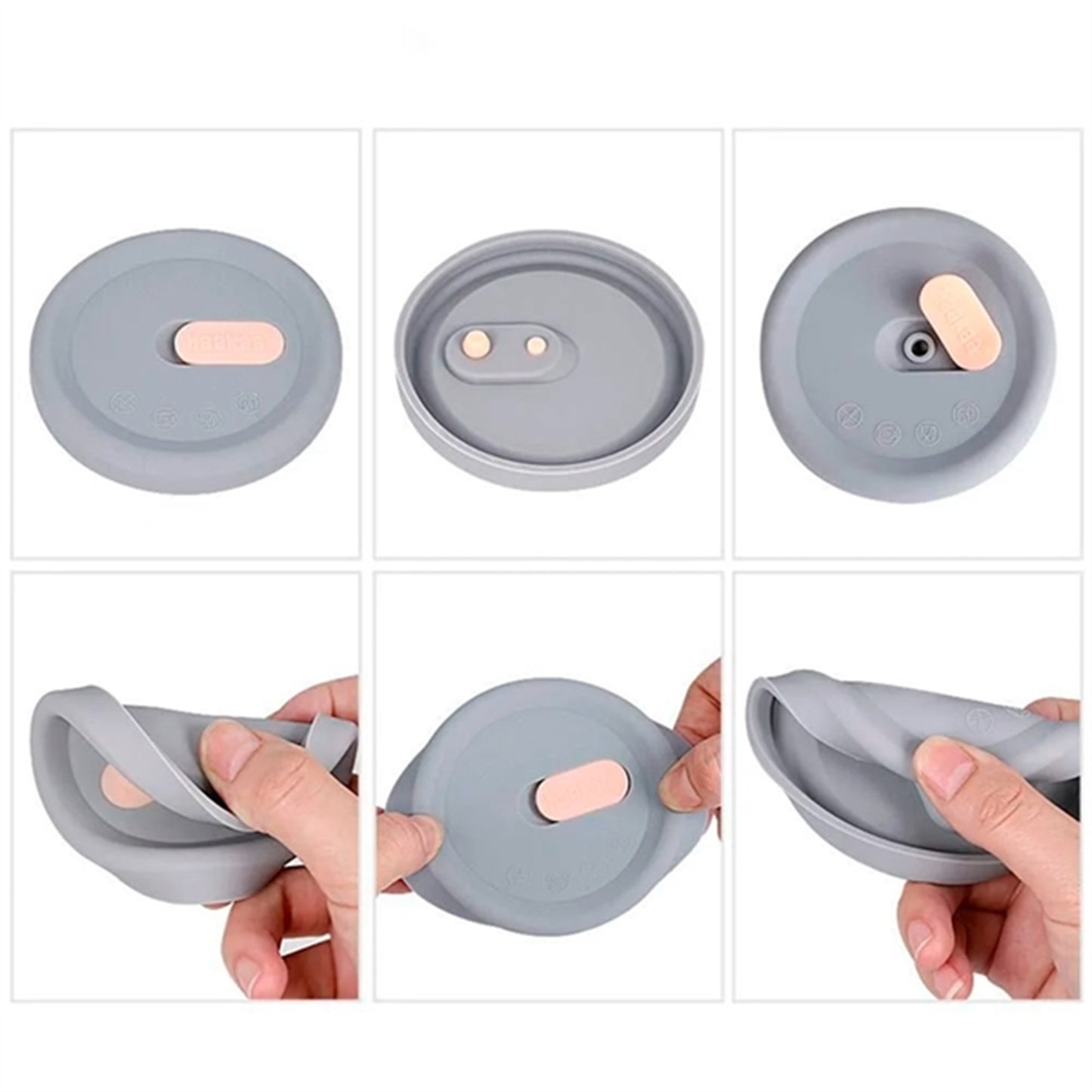 Haakaa Breast Pump Cap Grey