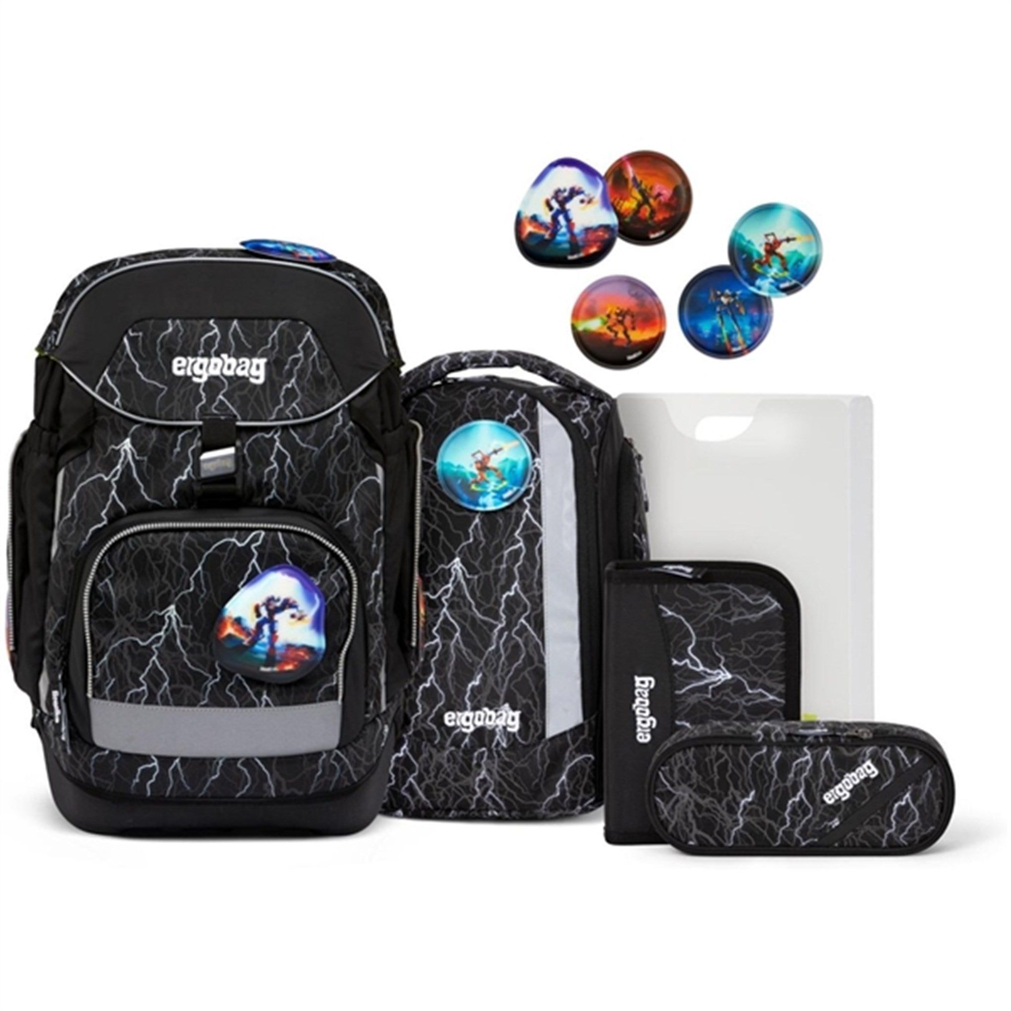 Ergobag School Bag Set Pack Super ReflectBear