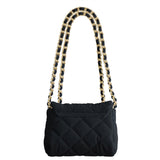 Milledeux Small Velvet Bag Black