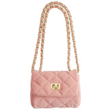 Milledeux Small Velvet Bag Antique Mauve