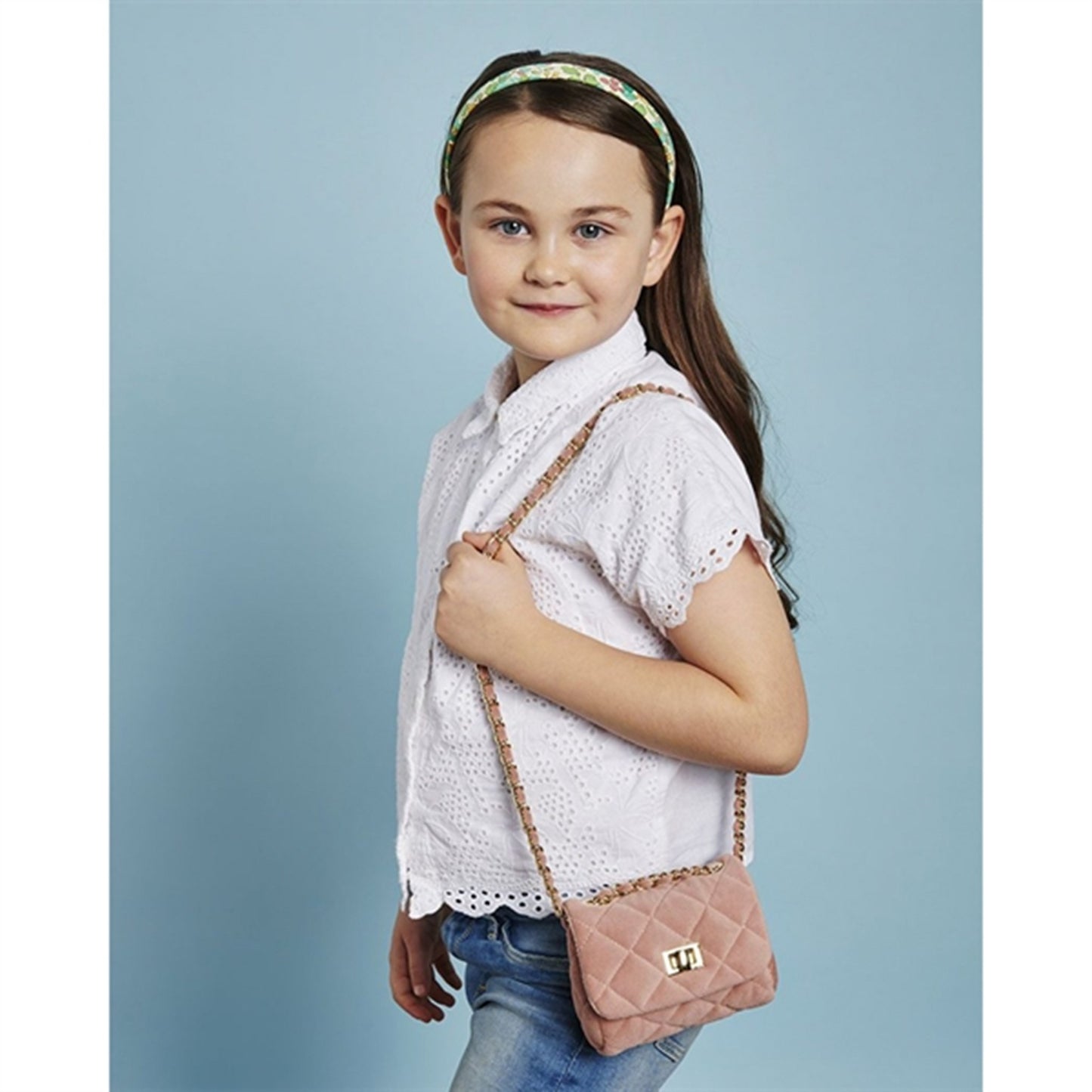 Milledeux Small Velvet Bag Antique Mauve