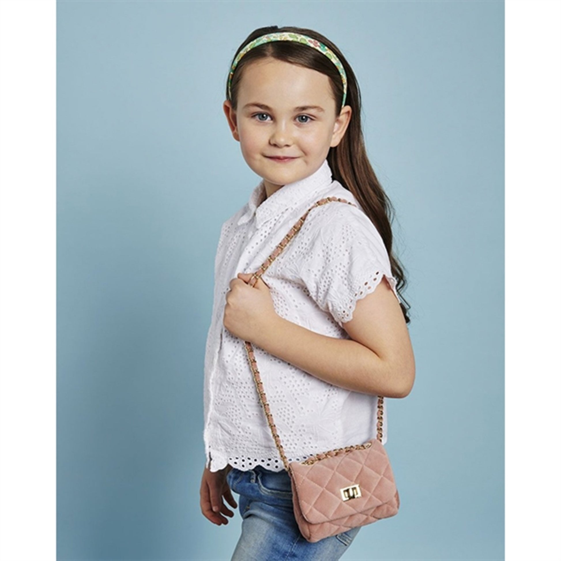 Milledeux Small Velvet Bag Antique Mauve