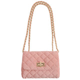 Milledeux Medium Velvet Bag Antique Mauve